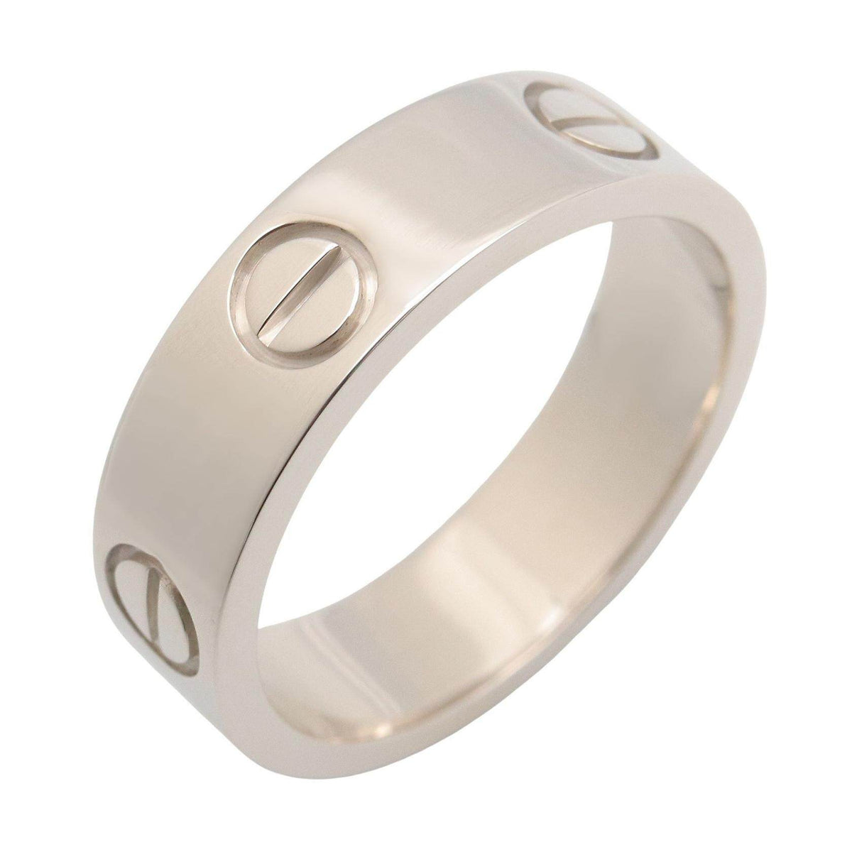 Cartier Love 18K White Gold Ring – front view