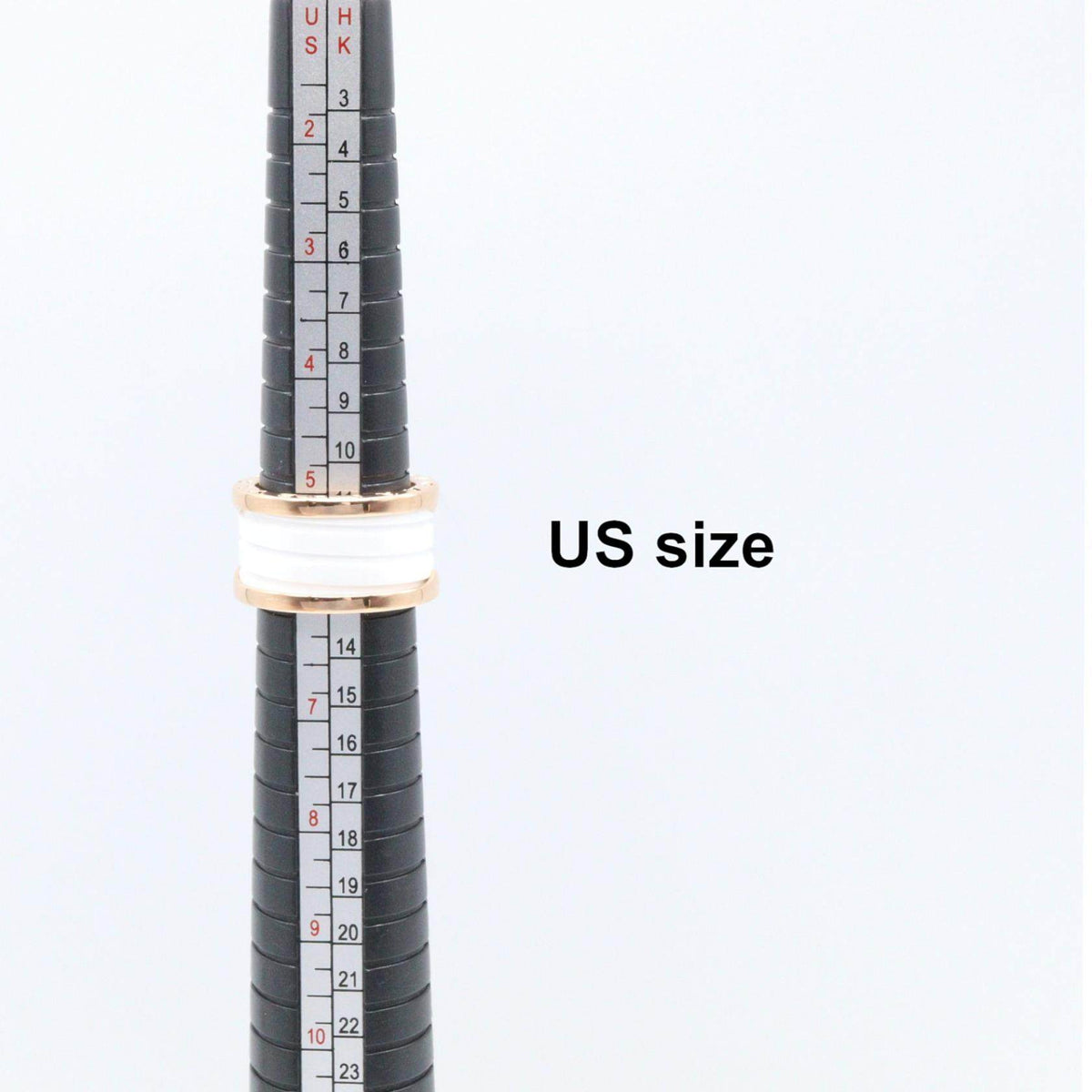 Bulgari B-zero1 Ceramic 4 Band 18K Rose Gold Ring – alternate view