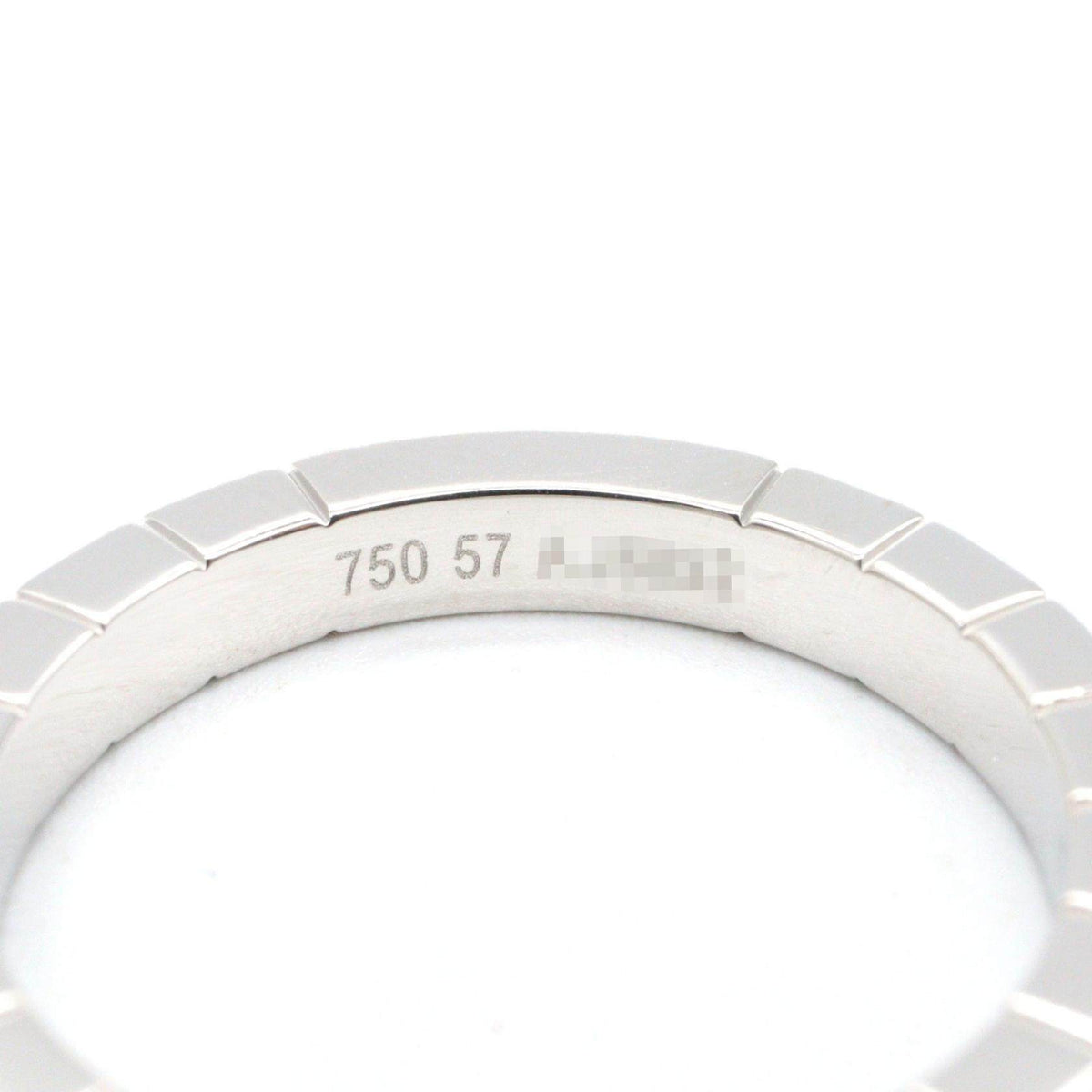 Cartier Lanieres 18K White Gold Diamond Ring – inside band