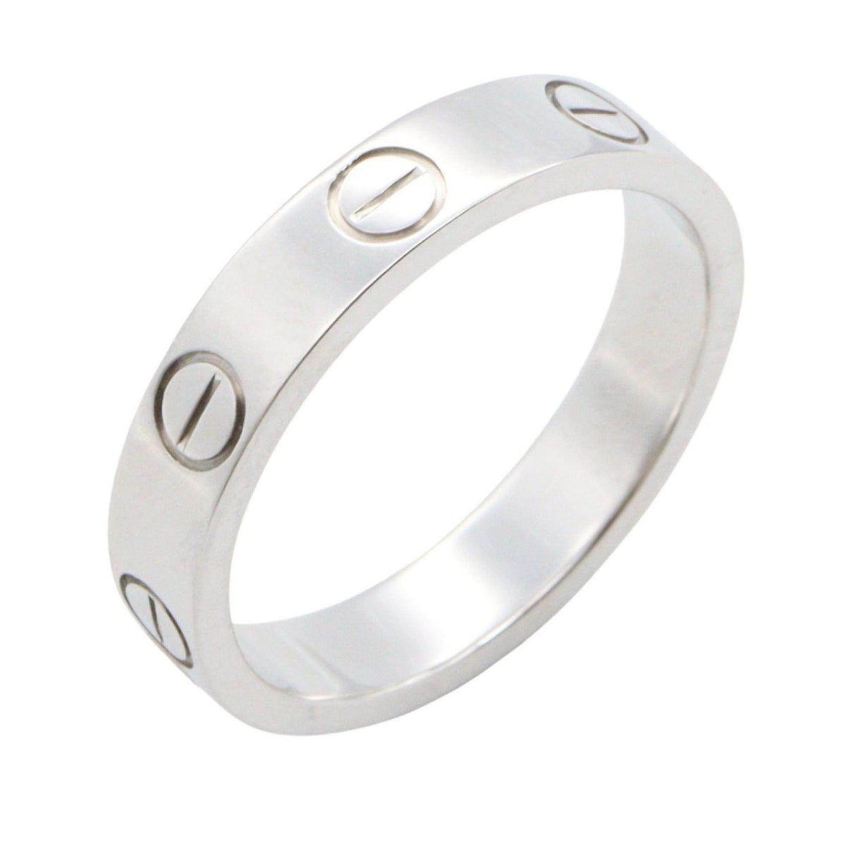 Cartier Love 18K White Gold Ring – front view
