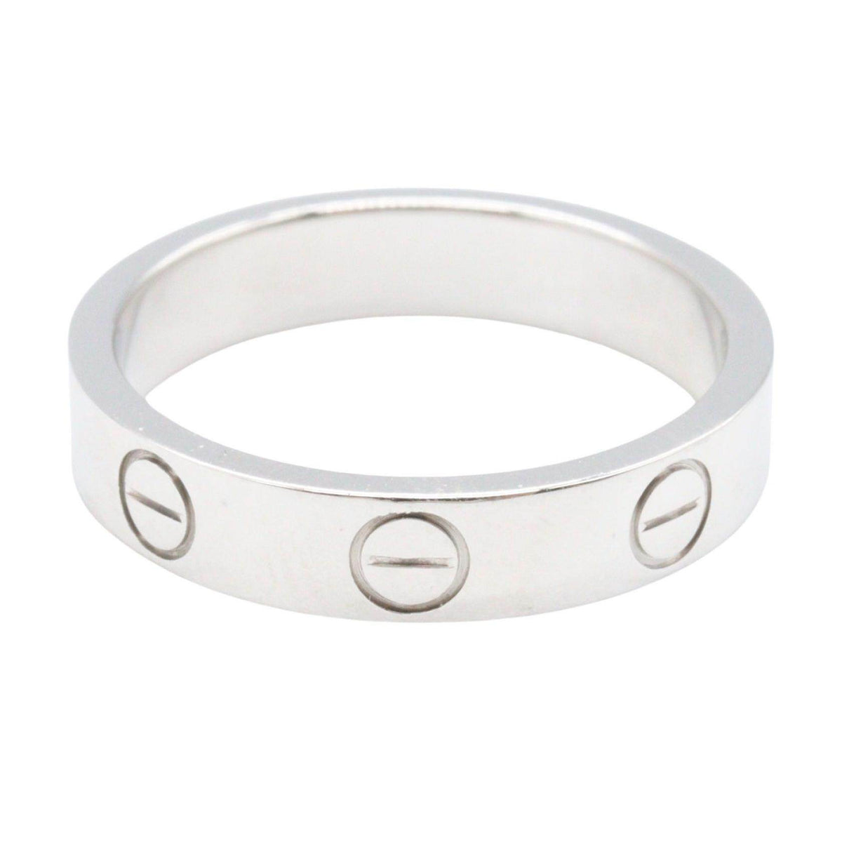 Cartier Love 18K White Gold Ring – side view