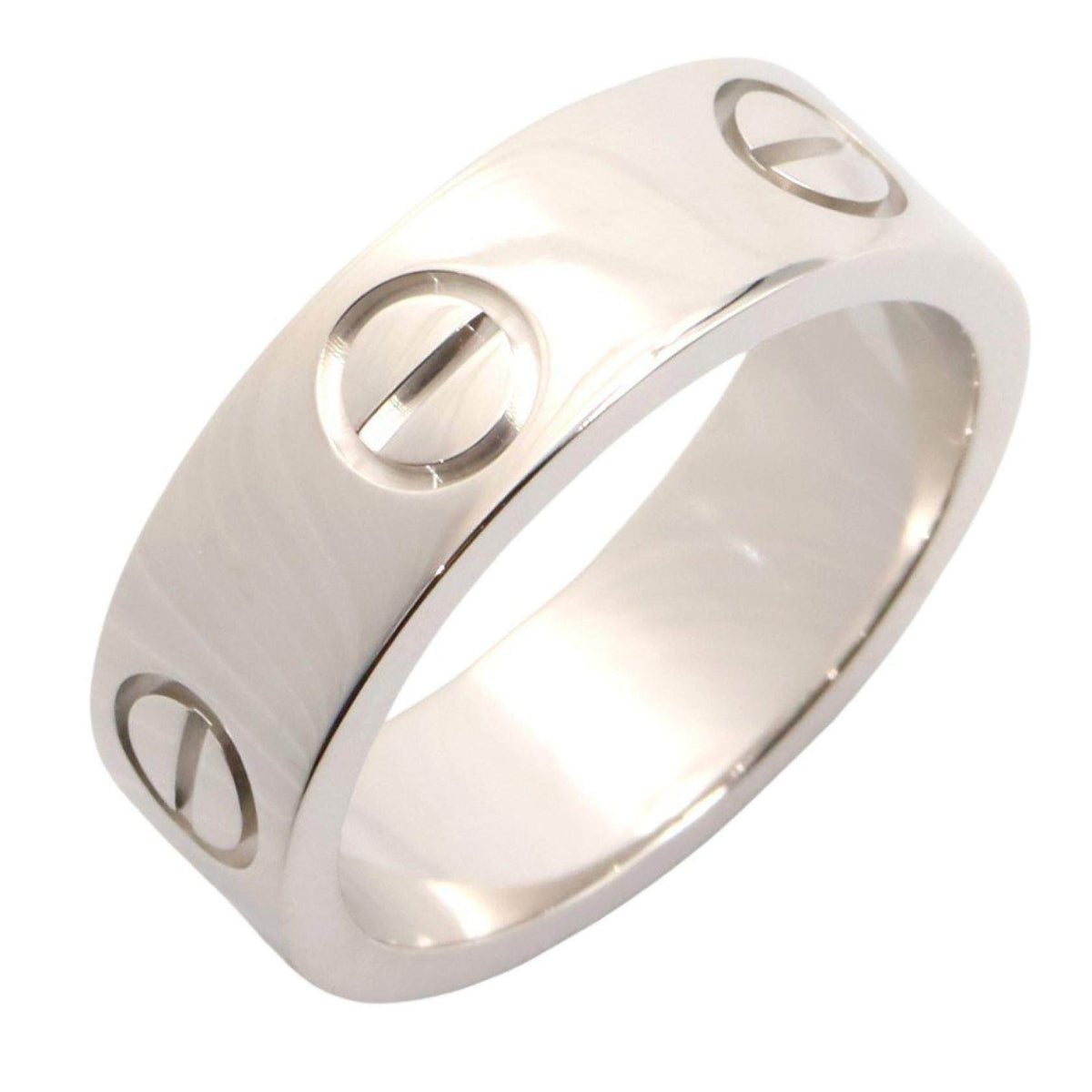 Cartier Love 18K White Gold Ring – front view