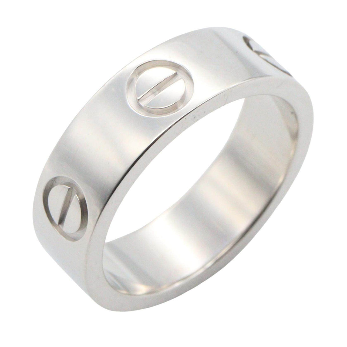 Cartier Love 18K White Gold Ring – front view