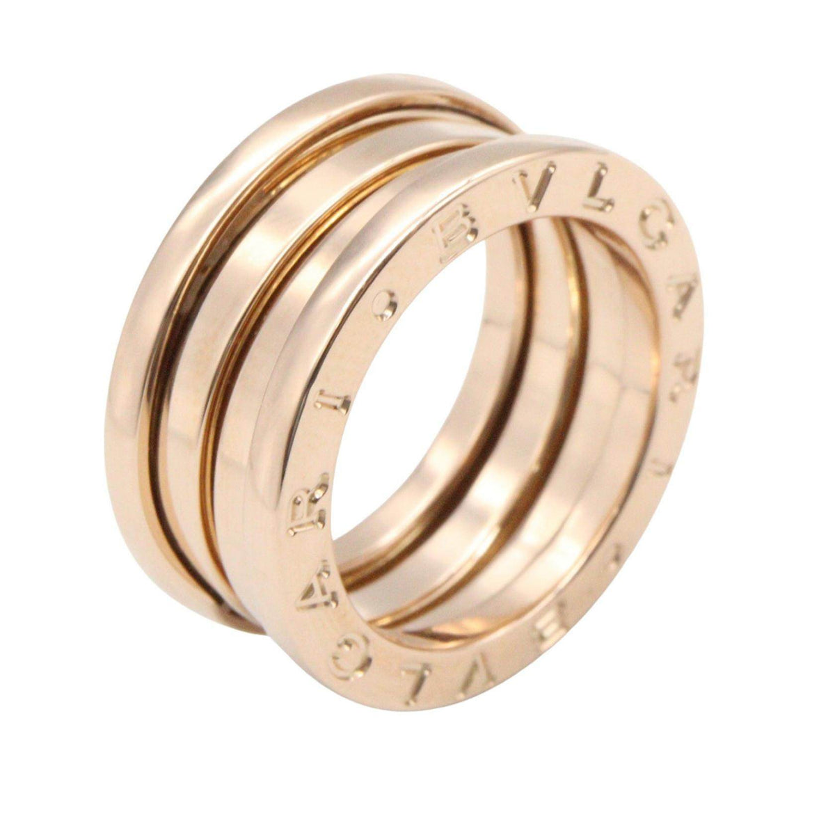 Bulgari B-zero1 18K Rose Gold Ring – top view