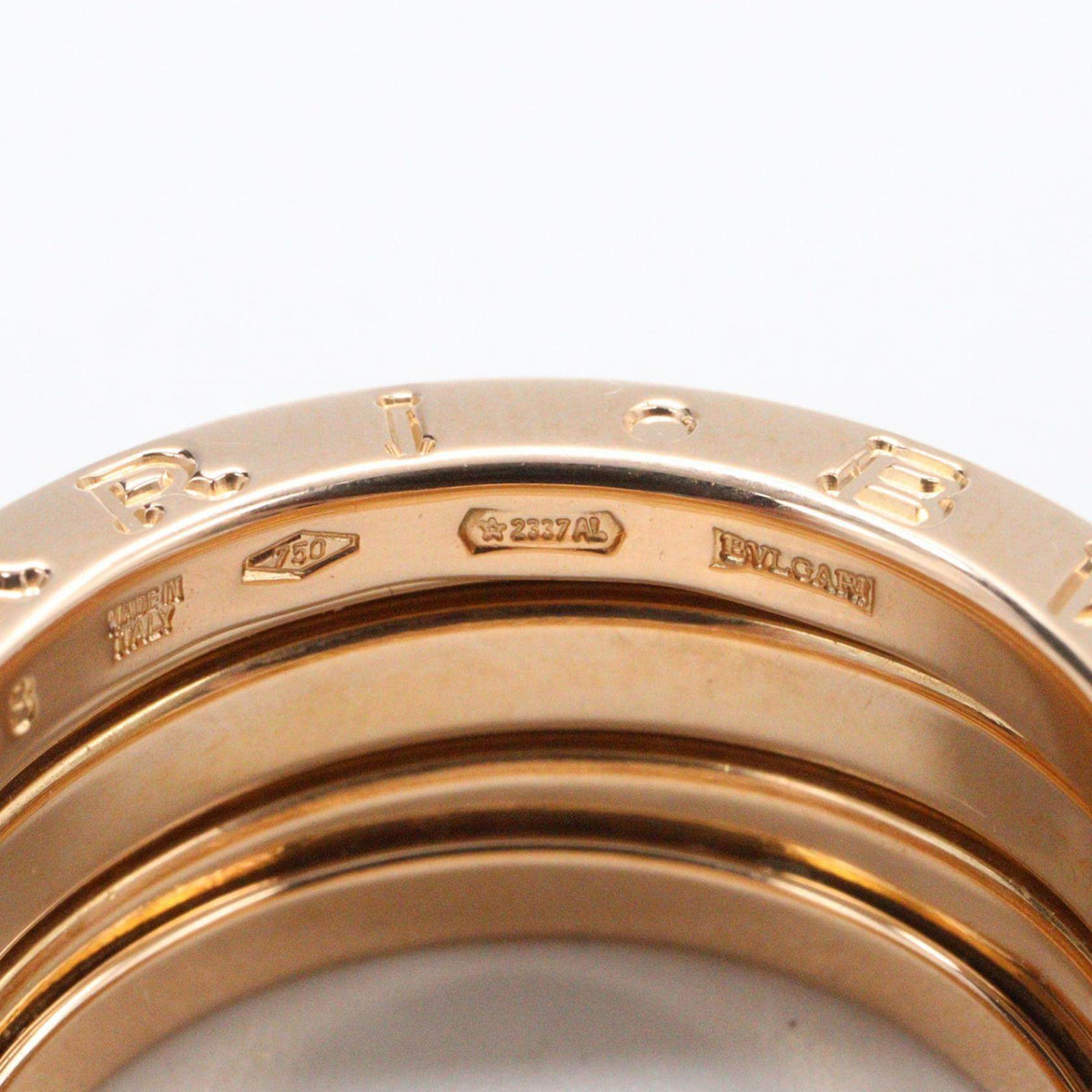 Bulgari B-zero1 18K Rose Gold Ring – inside band