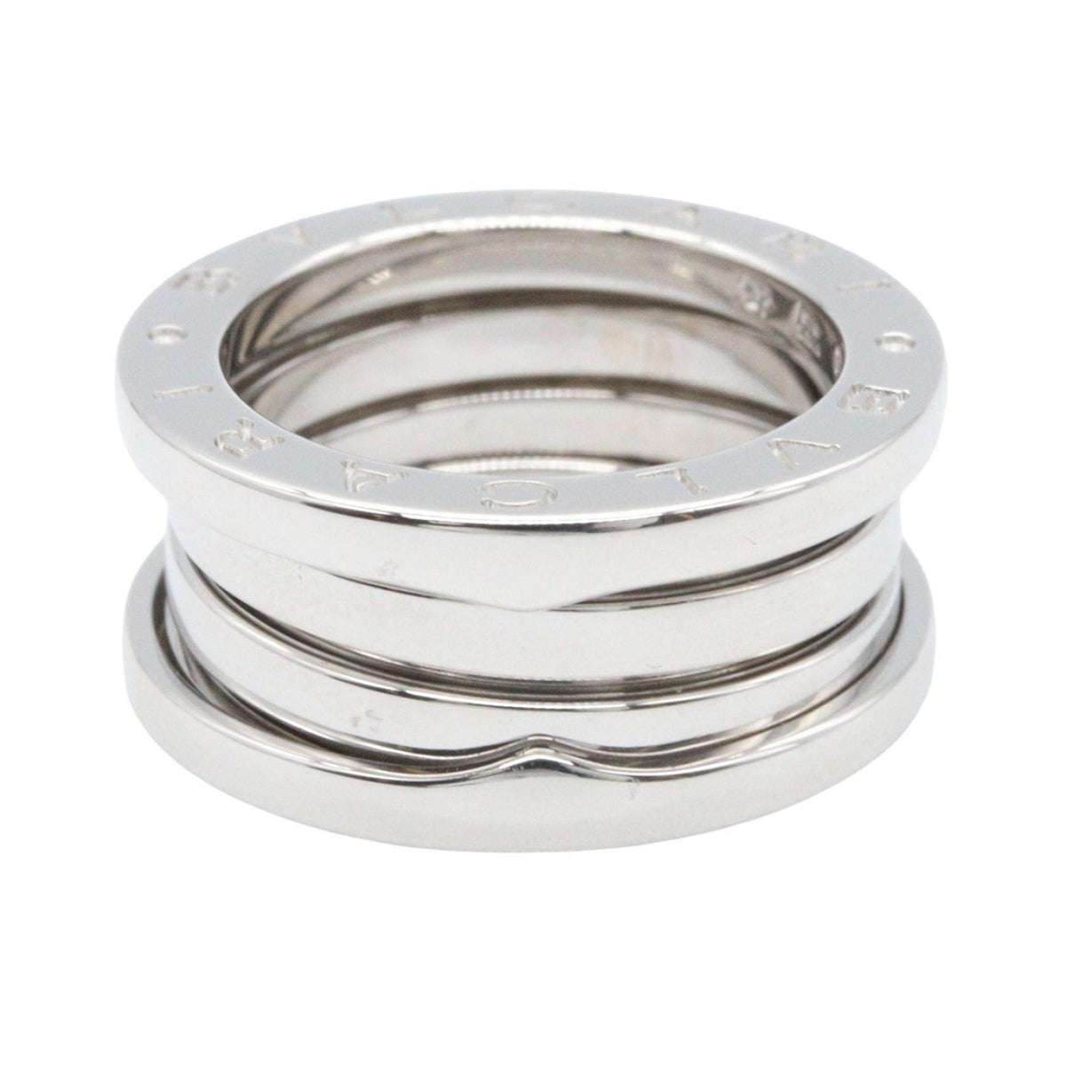 Bulgari B-zero1 3 Band 18K White Gold Ring – side view