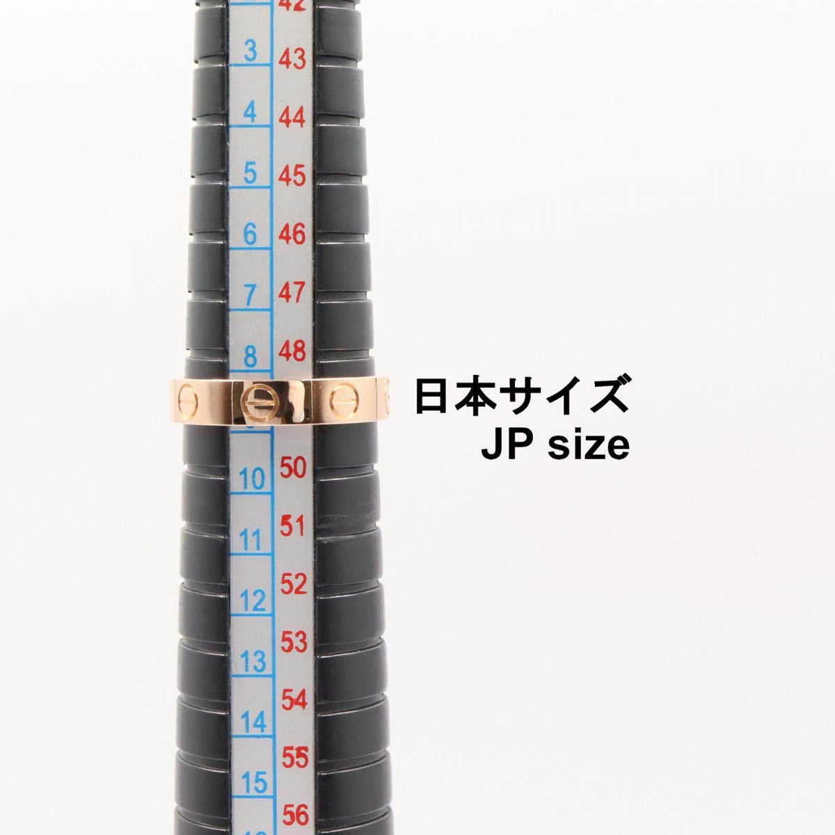 Cartier Mini Love 18K Rose Gold Diamond Ring – inside band