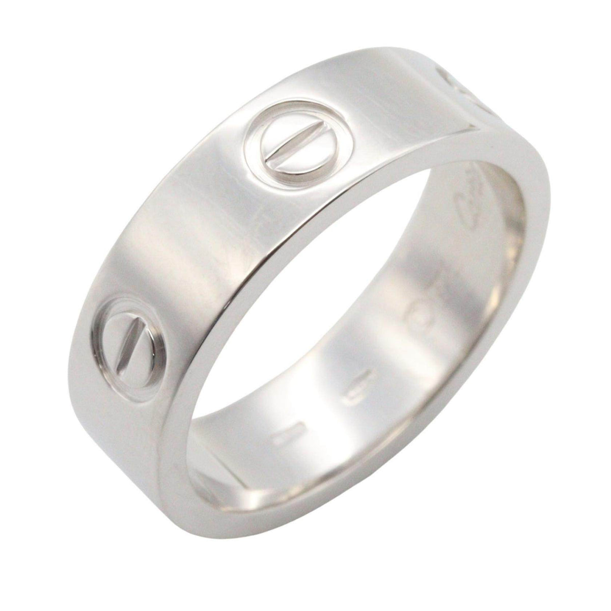 Cartier Love 18K White Gold Ring – front view