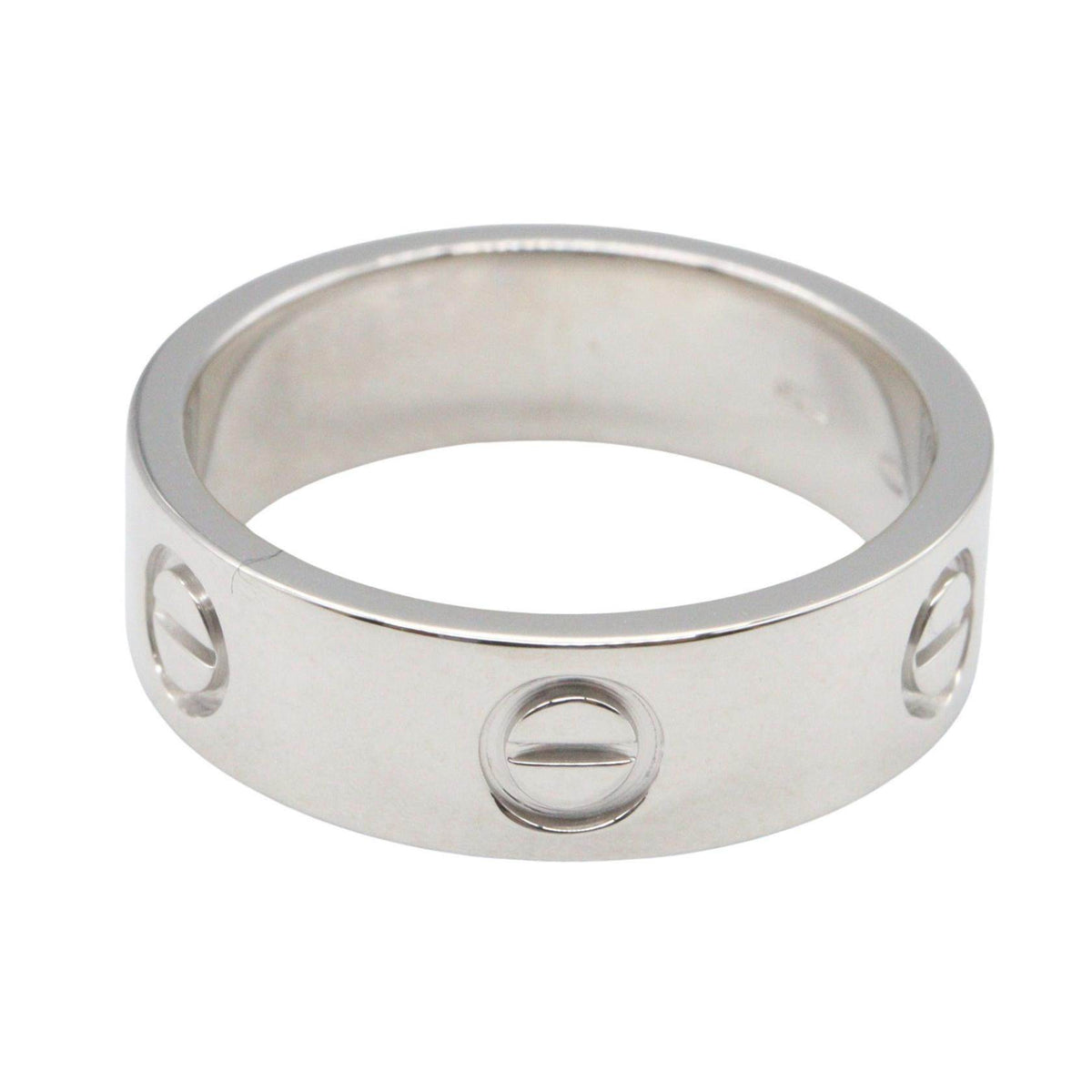 Cartier Love 18K White Gold Ring – side view