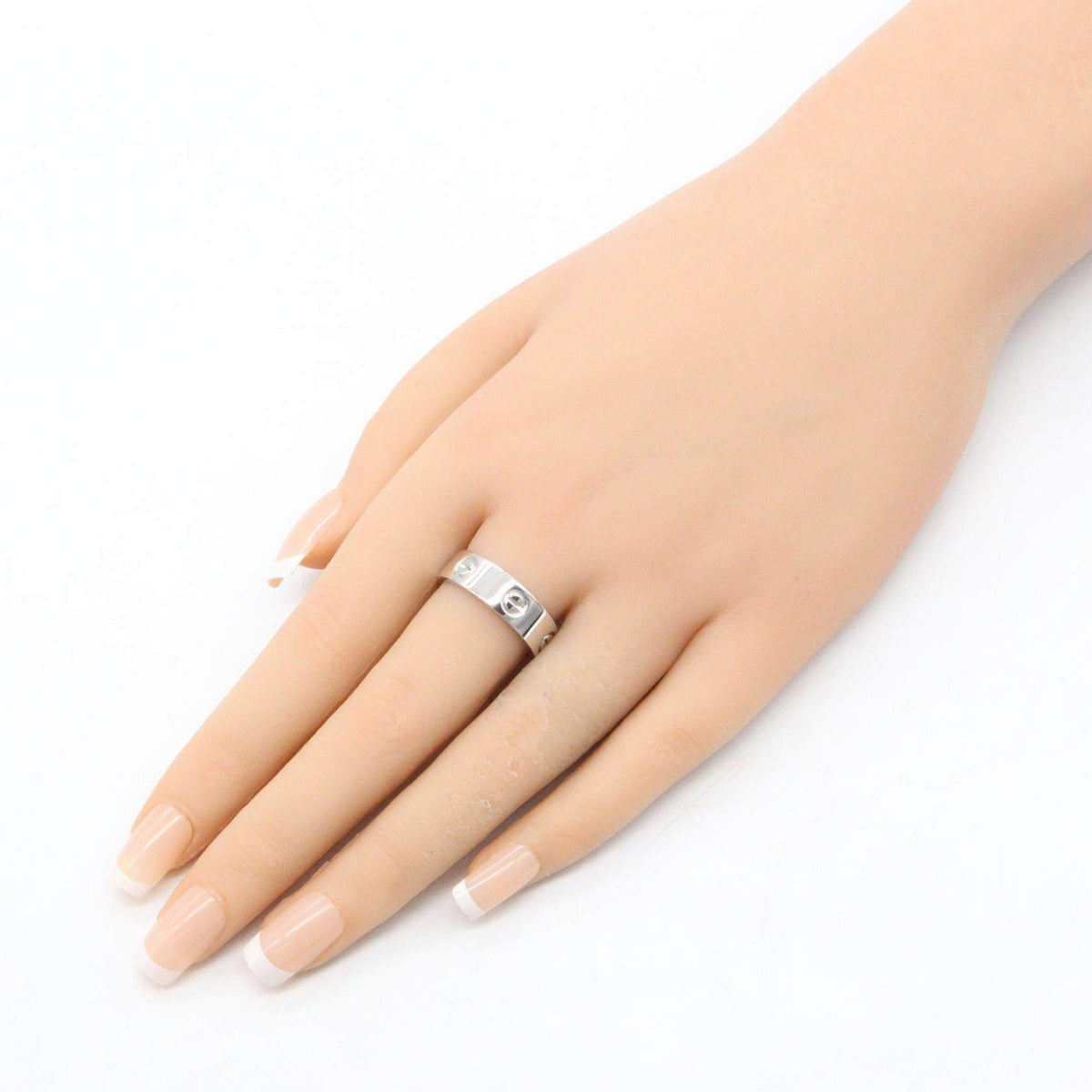 Cartier Love 18K White Gold Ring – close-up