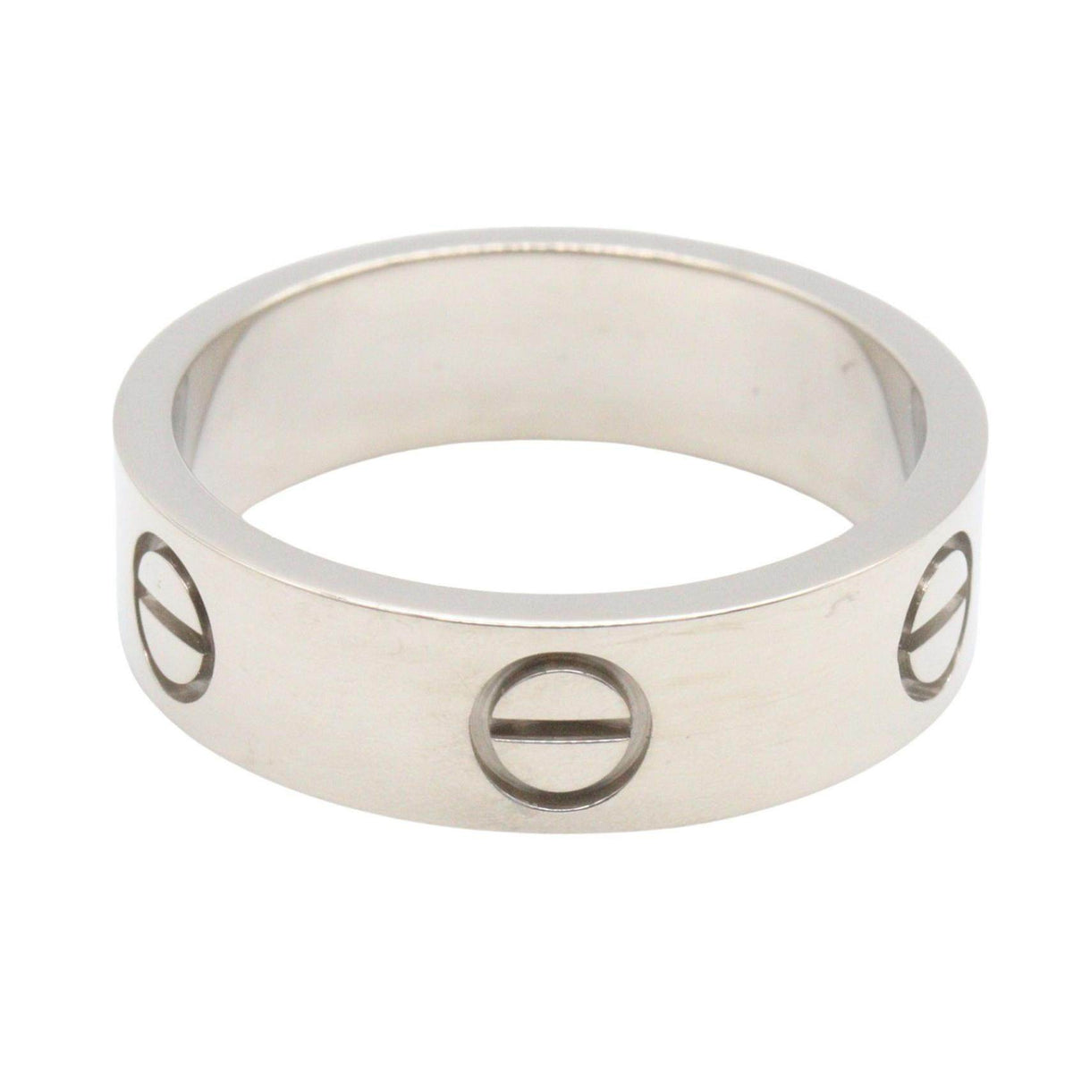 Cartier Love 18K White Gold Ring – side view