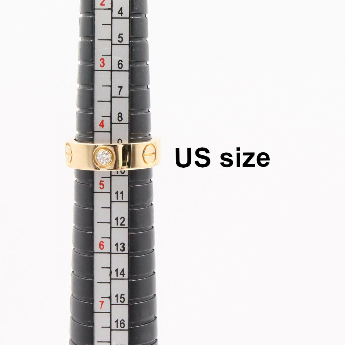 Cartier Love 18K Yellow Gold Diamond Ring – alternate view