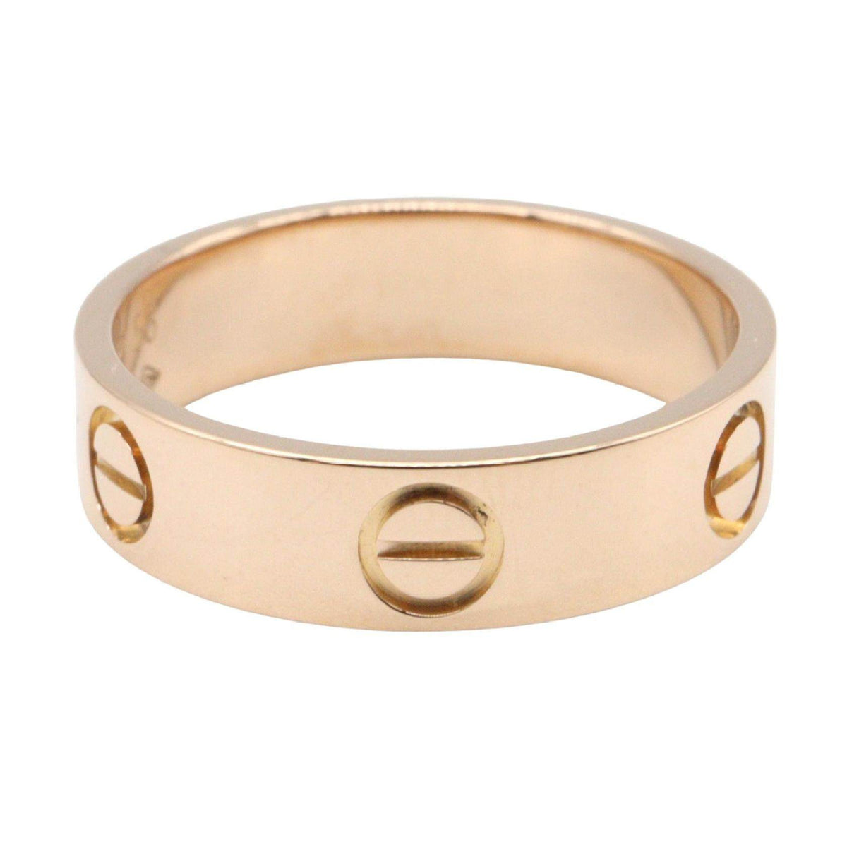 Cartier Love 18K Rose Gold Ring – side view