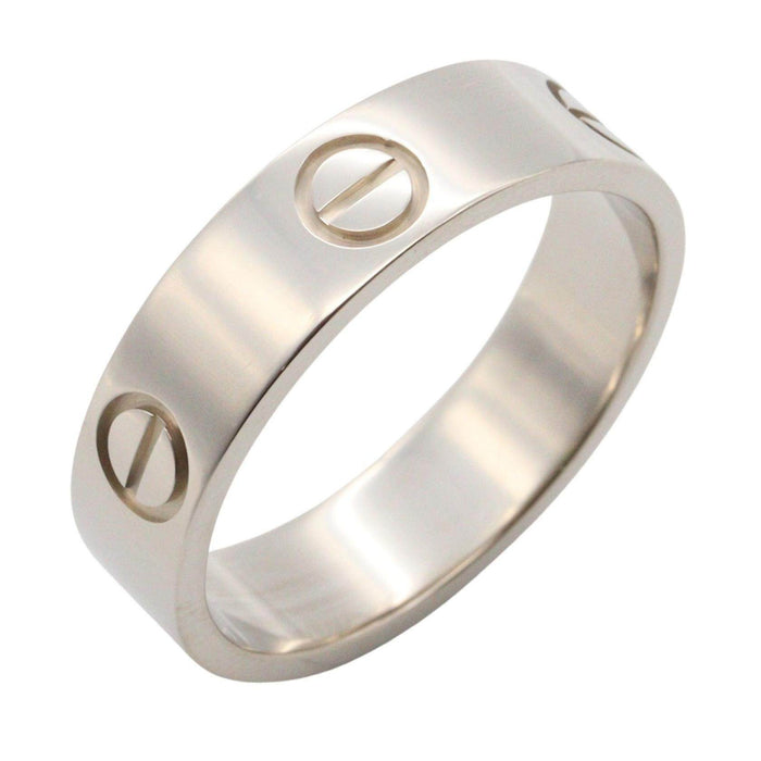 Cartier Love 18K White Gold Ring – front view