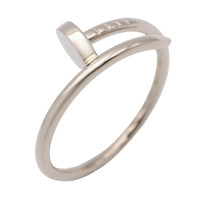 Cartier Juste Un Clou 18K White Gold Ring – front view