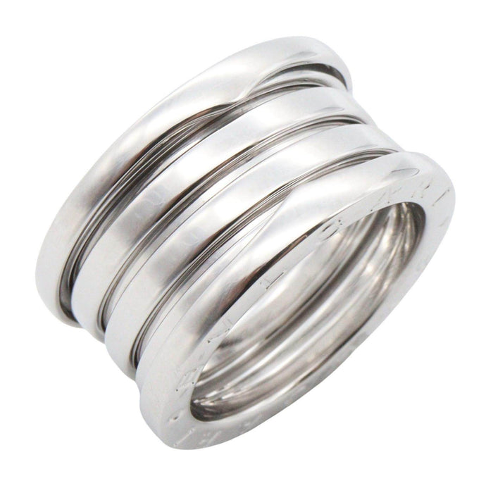Bulgari B-zero1 18K White Gold Diamond Ring – front view