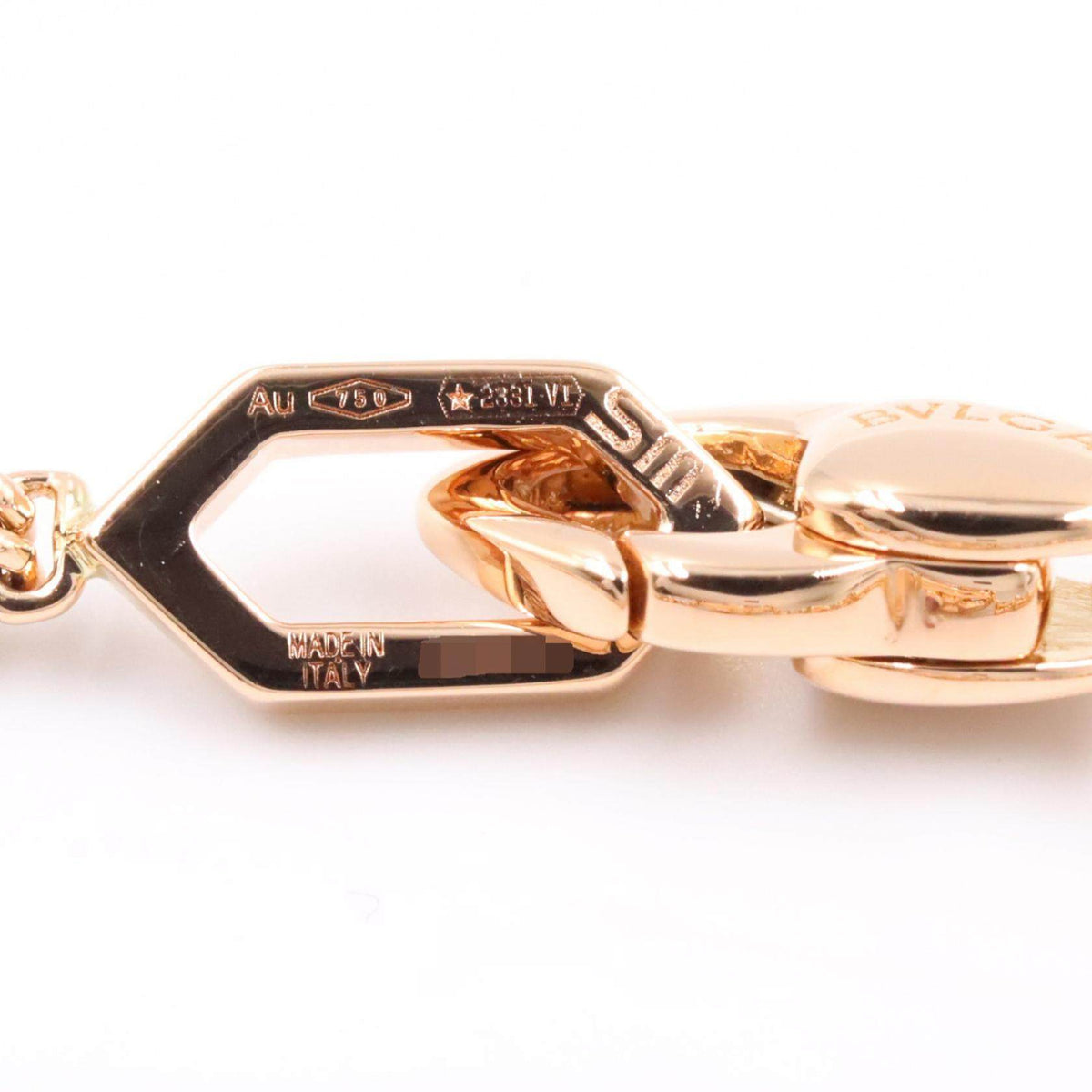 Bulgari Serpenti 18K Rose Gold Amethyst Bracelet – side view