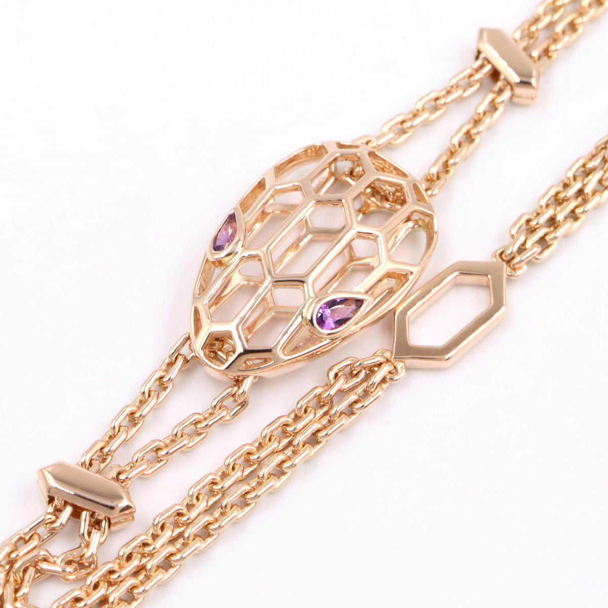 Bulgari Serpenti 18K Rose Gold Amethyst Bracelet – packaging