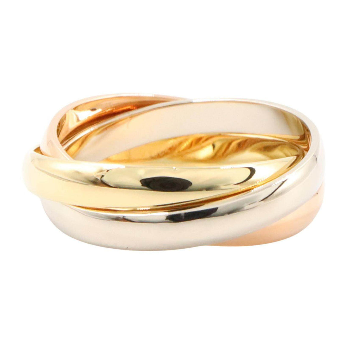 Cartier Trinity 18K Yellow Gold Ring – side view