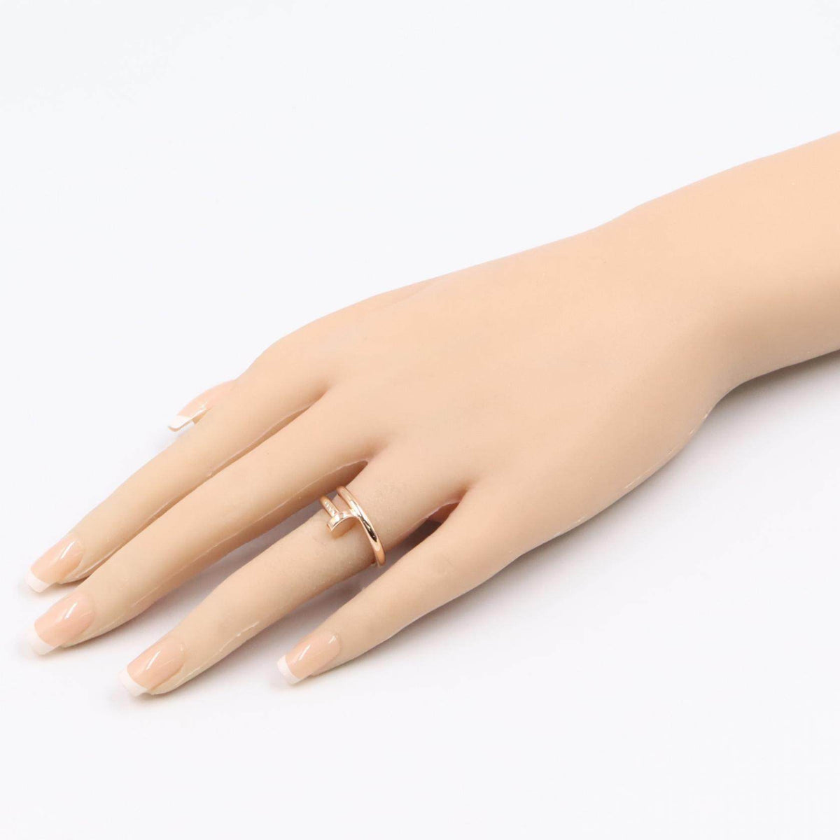 Cartier Juste Un Clou 18K Rose Gold Ring – close-up