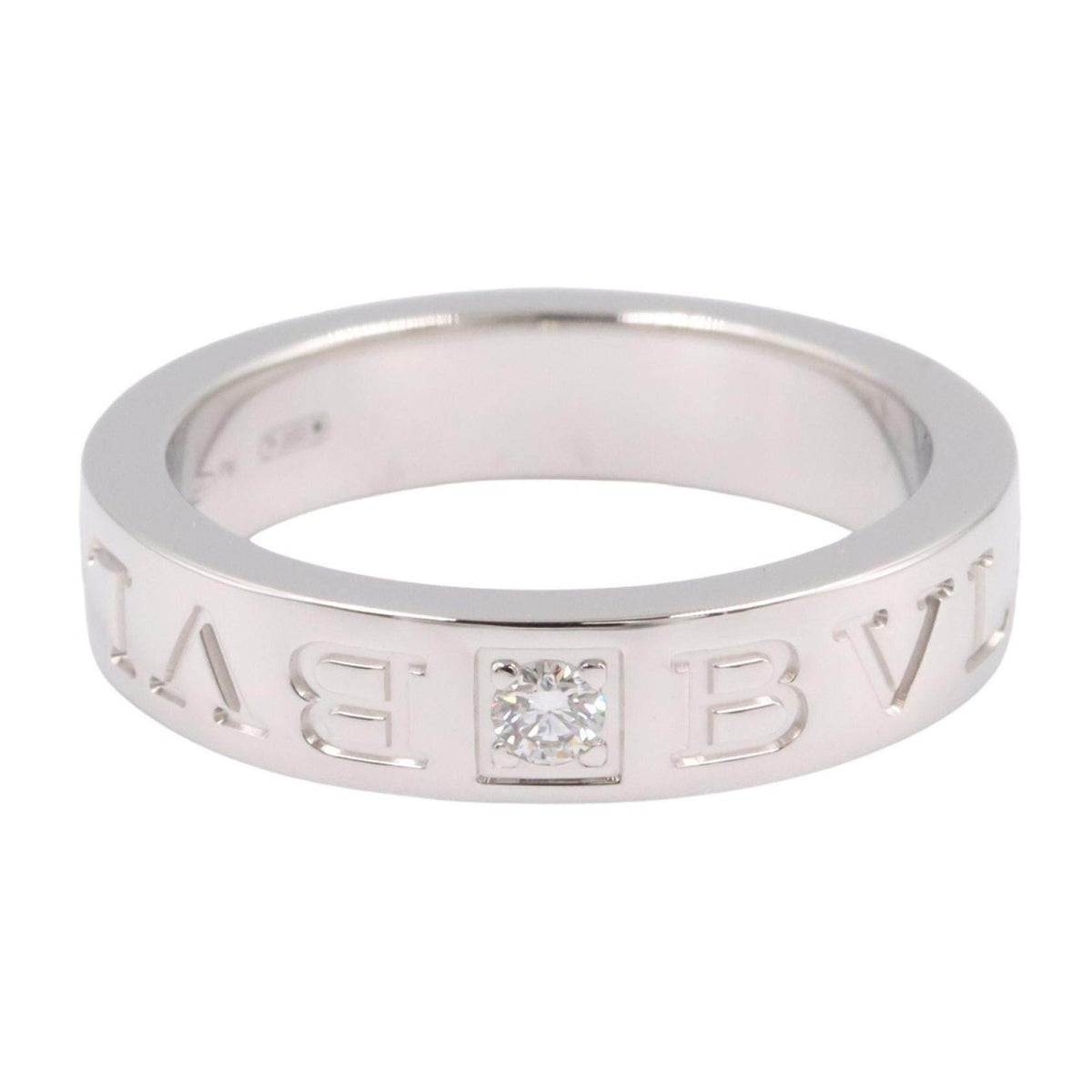 Bulgari B-zero1 18K White Gold Diamond Ring – side view