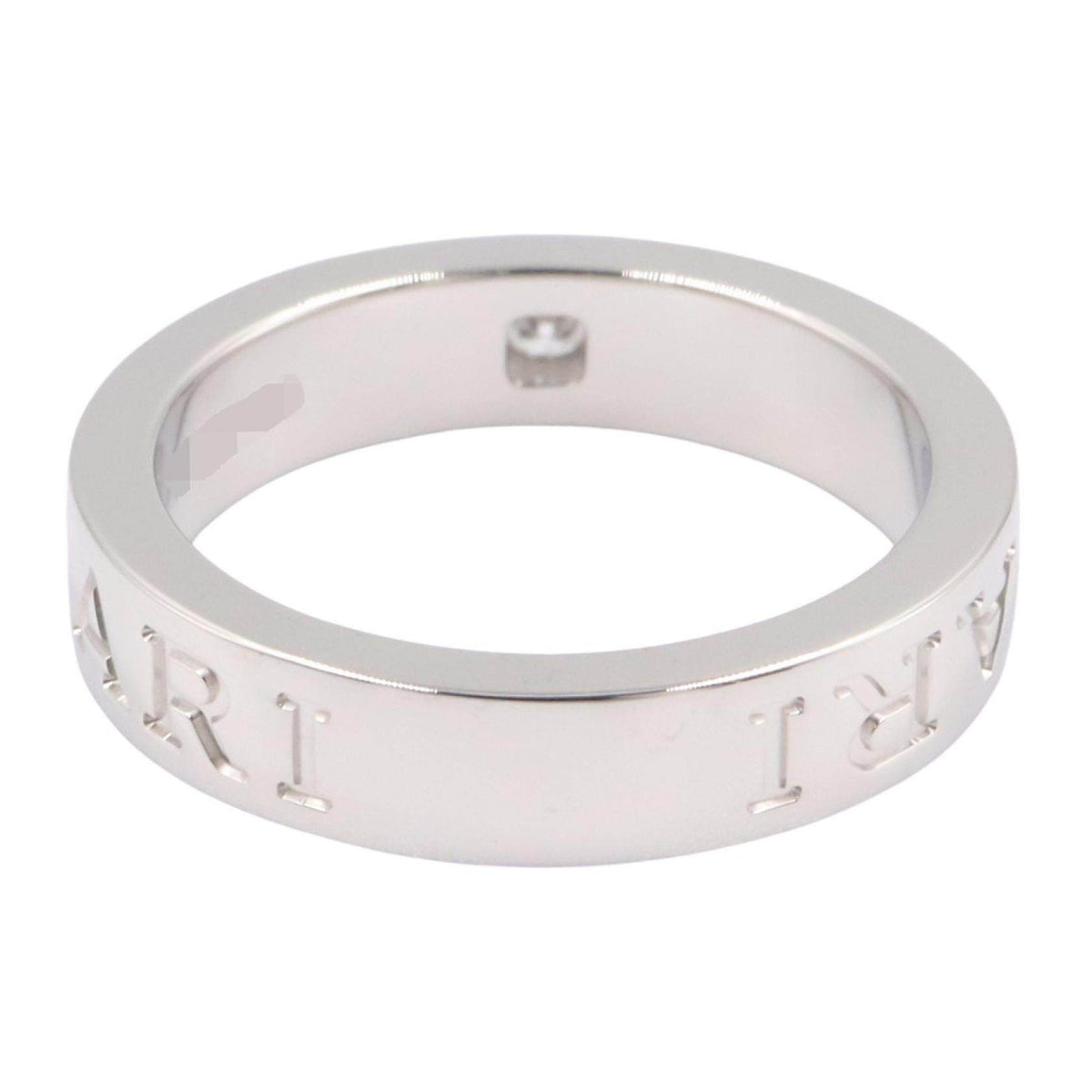 Bulgari B-zero1 18K White Gold Diamond Ring – top view