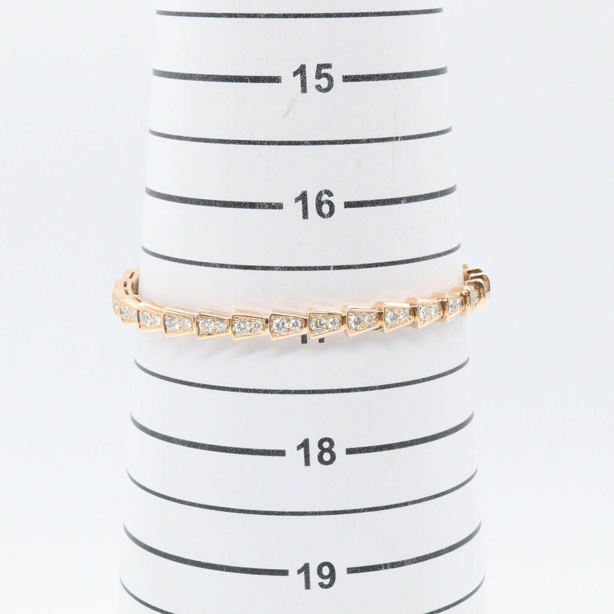 Bulgari Serpenti Viper 18K Rose Gold Diamond Bracelet – alternate view