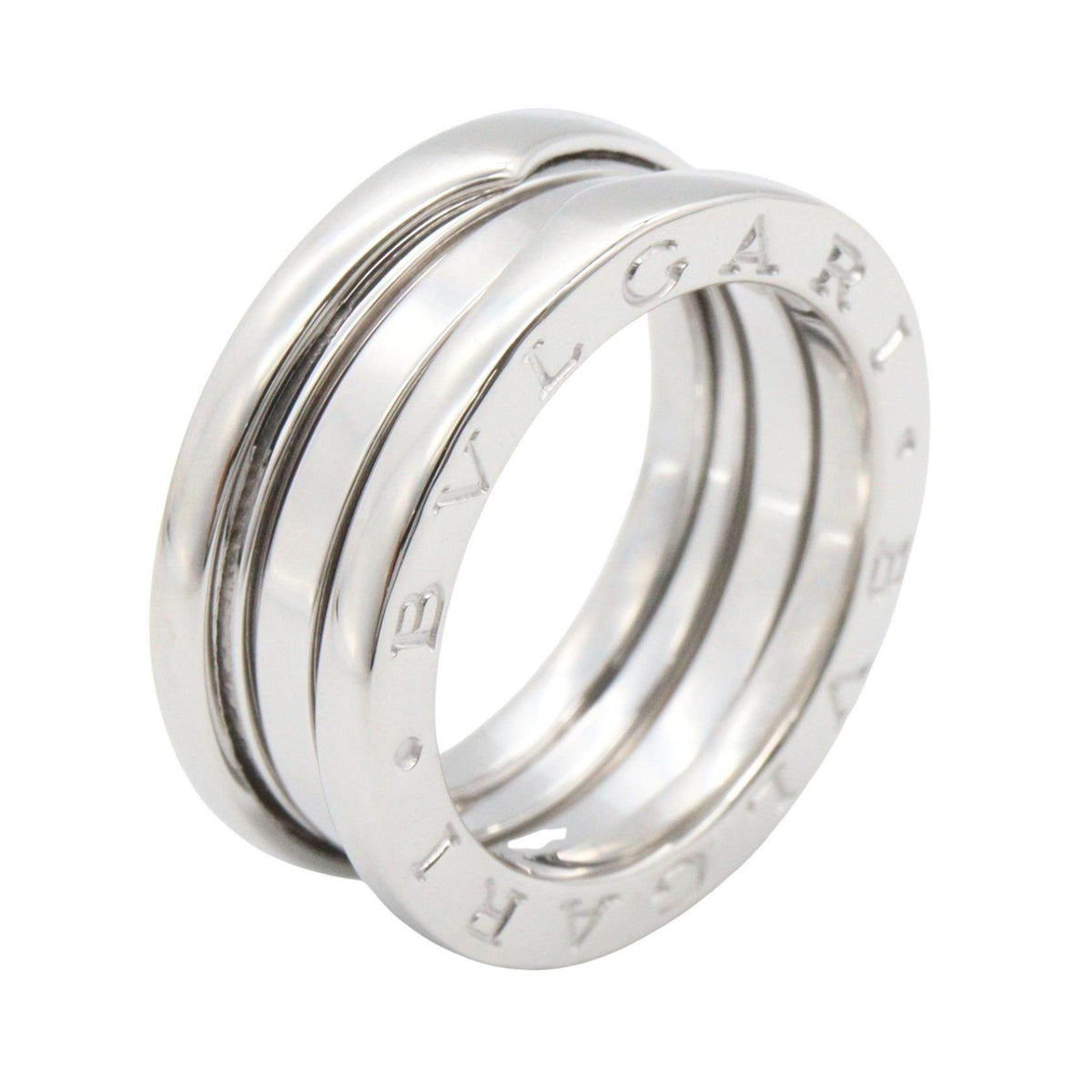 Bulgari B-zero1 18K White Gold Ring – top view