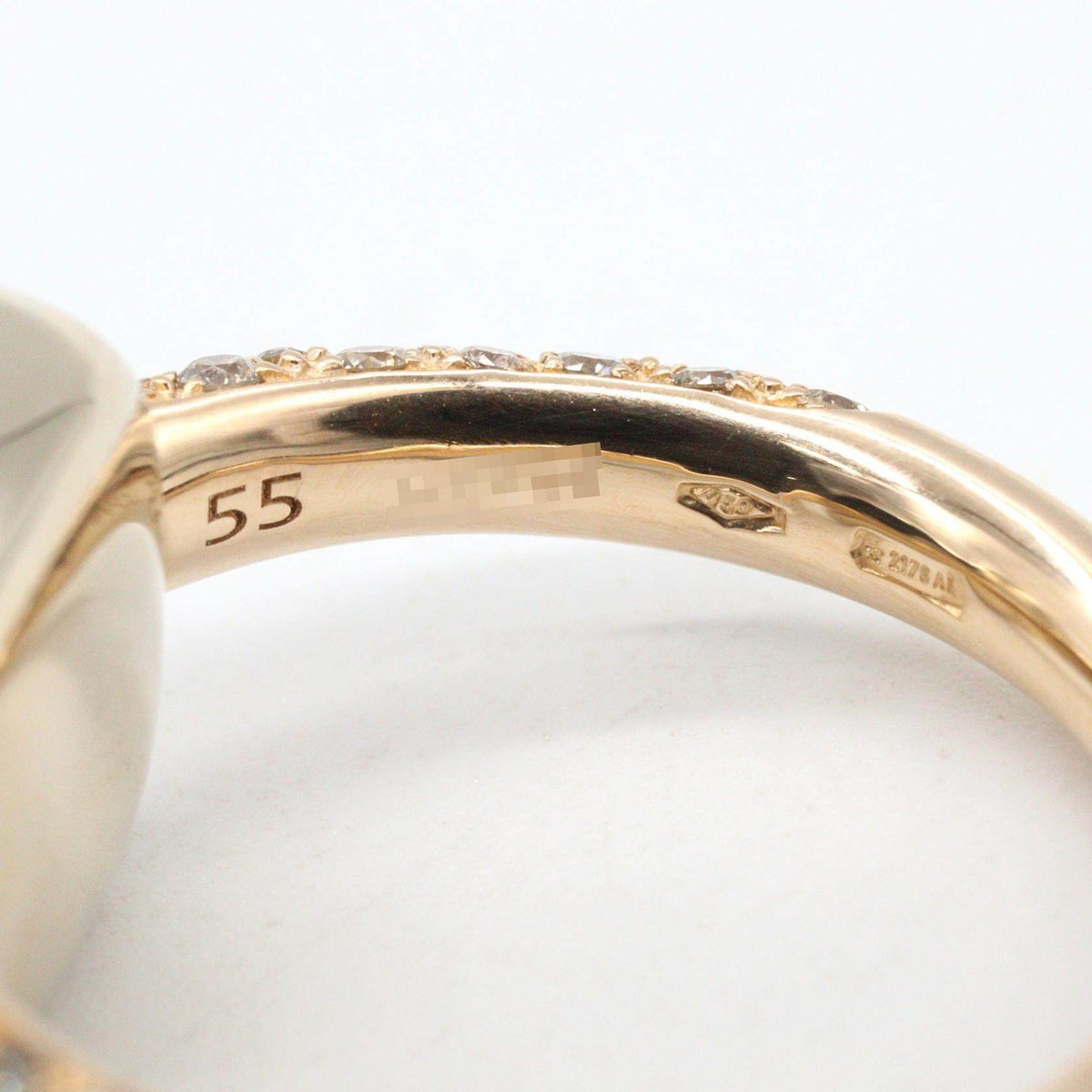 Pomellato Nudo Maxi Rose Quartz 18K Rose Gold Diamond Ring – alternate view