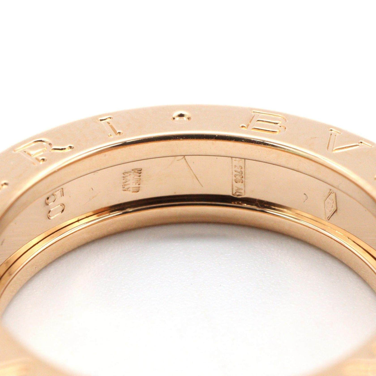 Bulgari B-zero1 18K Rose Gold Ring – inside band