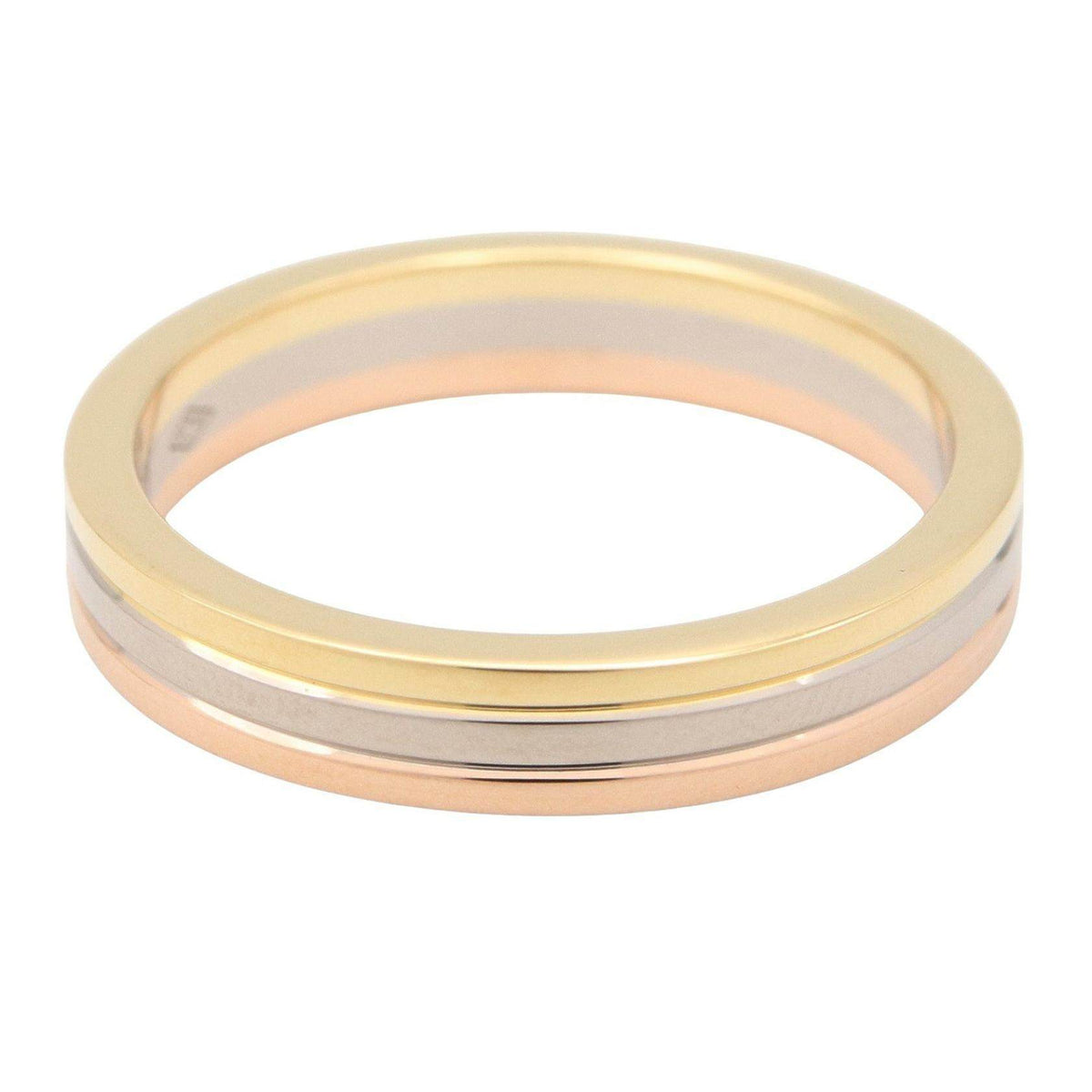 Cartier 18K Yellow Gold Ring – top view