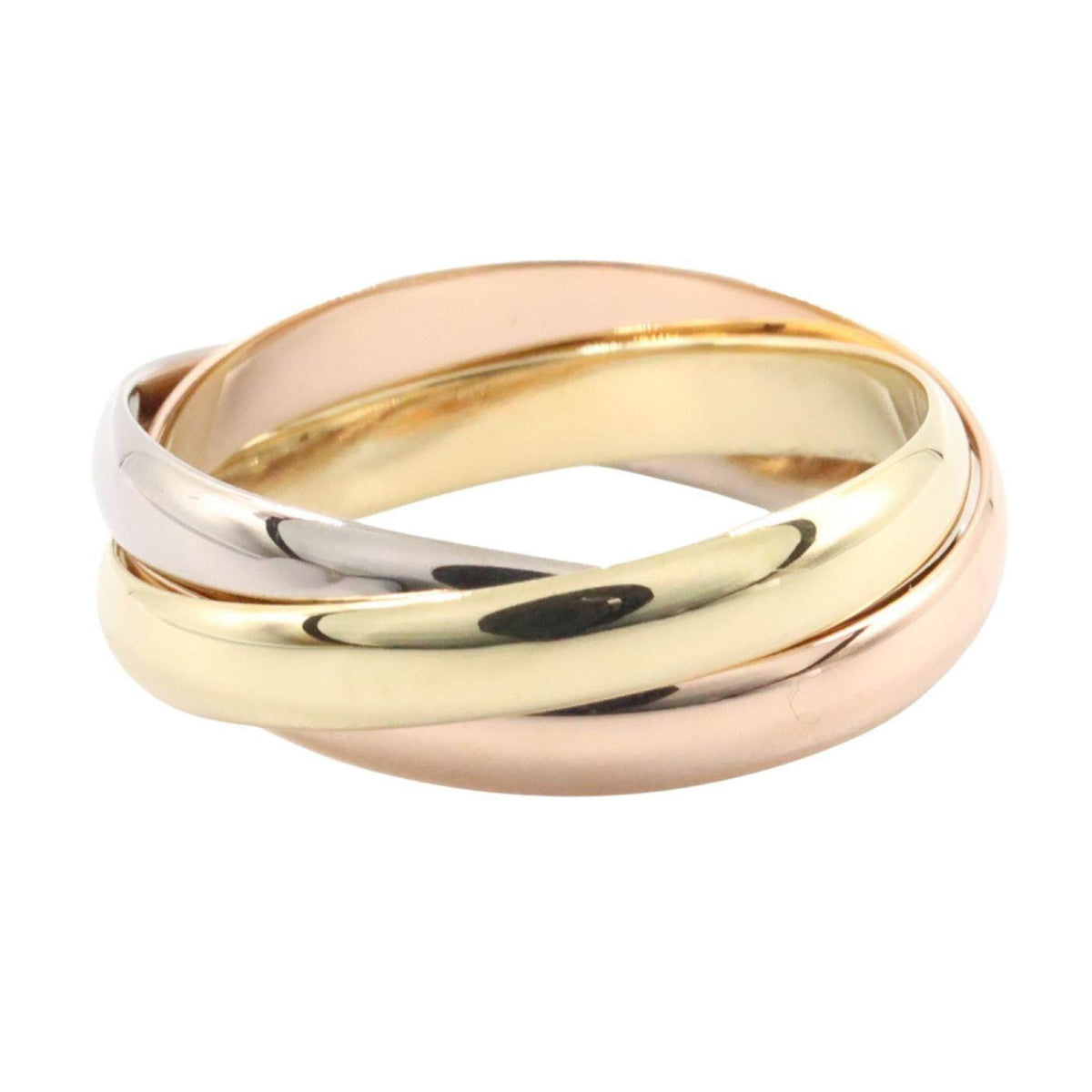 Cartier Trinity 18K Yellow Gold Ring – side view