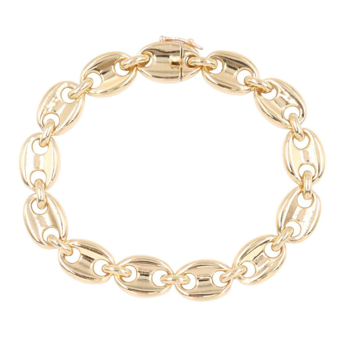 Van Cleef & Arpels Anchor Chain 18K Yellow Gold Bracelet – front view