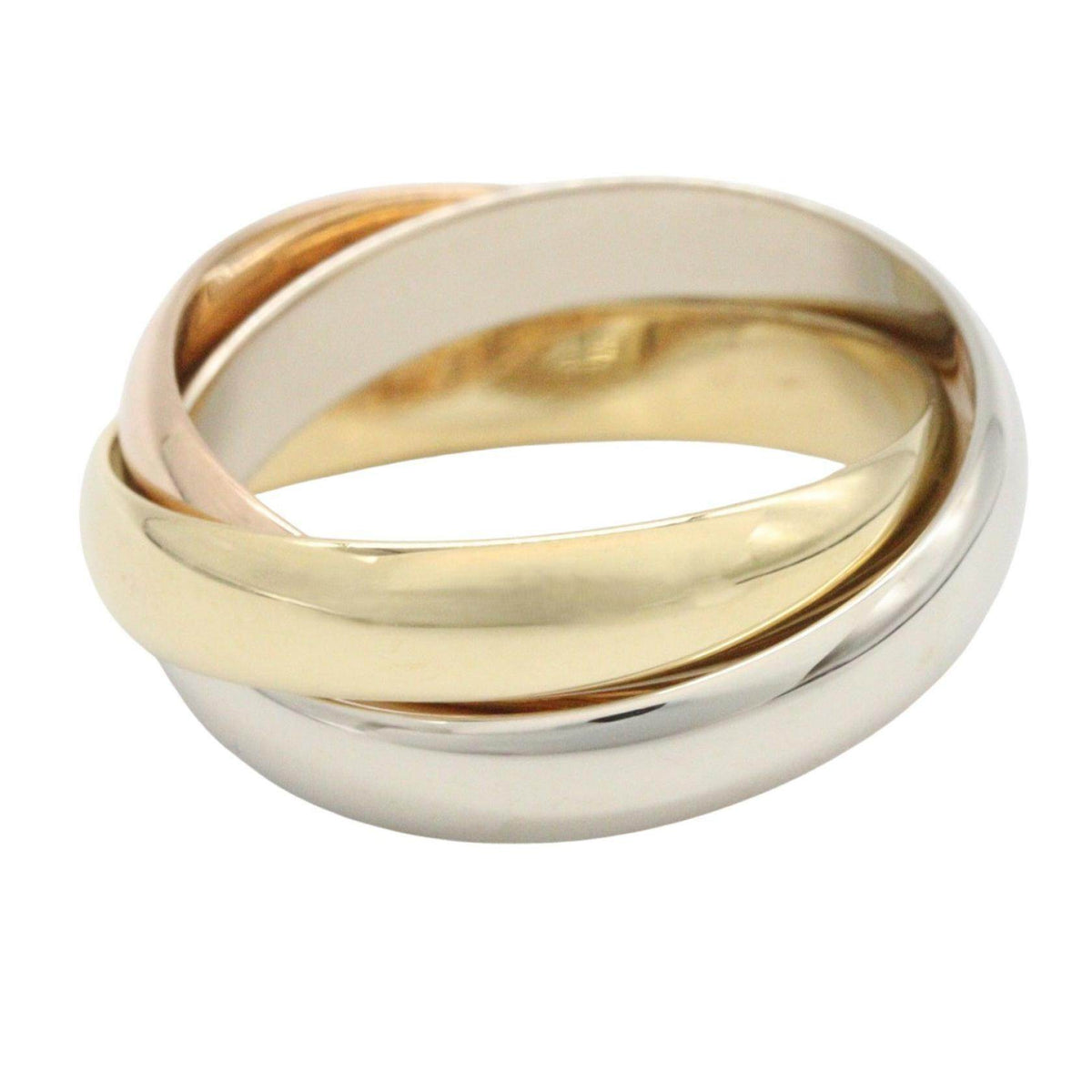 Cartier Trinity 18K Yellow Gold Ring – side view
