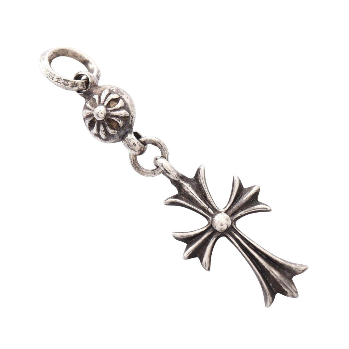 Chrome Hearts 1Ball Tiny Ch Cross Sterling Silver Pendant – pendant detail