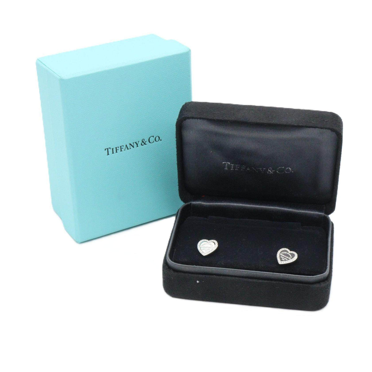 Tiffany & Co. Return To Heart 18K White Gold Diamond Earrings – image 8