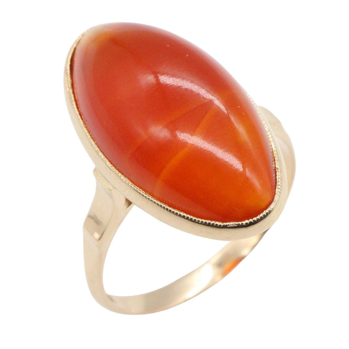 18K Yellow Gold Ring – front view
