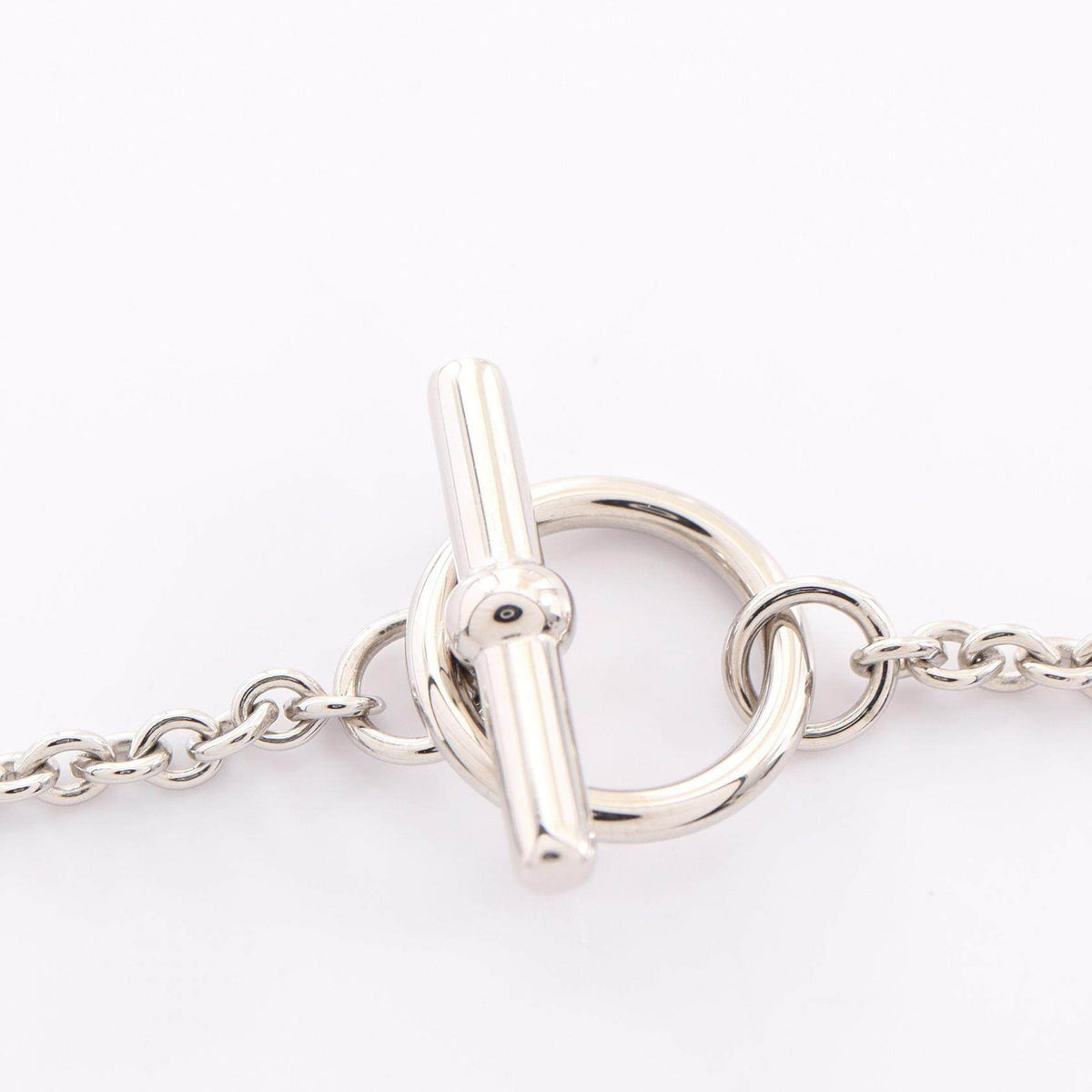 Hermès Chaîne d'Ancre Mini Maillon PM Brass Necklace – full length