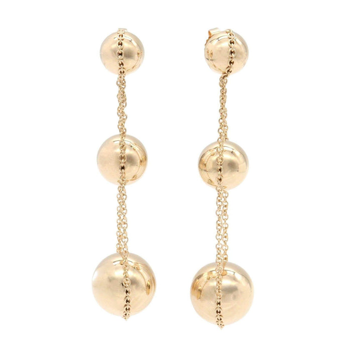 Tiffany & Co. HardWear Triple Drop 18K Rose Gold Earrings – front view