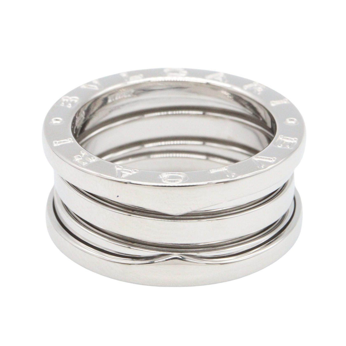 Bulgari B-zero1 4 Band 18K White Gold Diamond Ring – side view