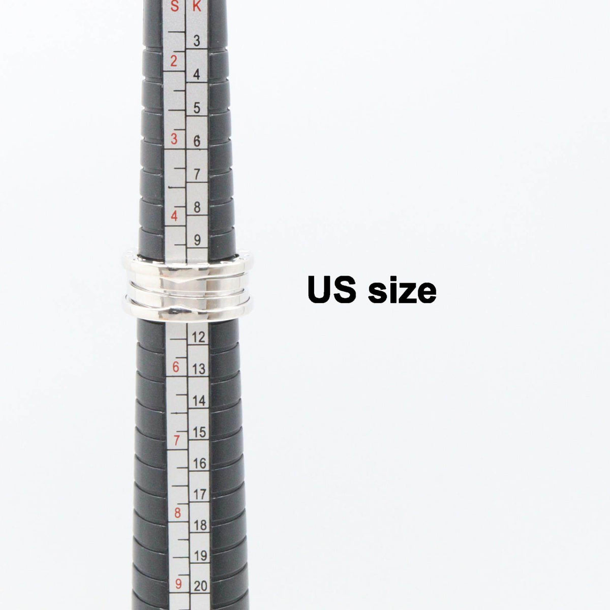 Bulgari B-zero1 4 Band 18K White Gold Diamond Ring – image 9