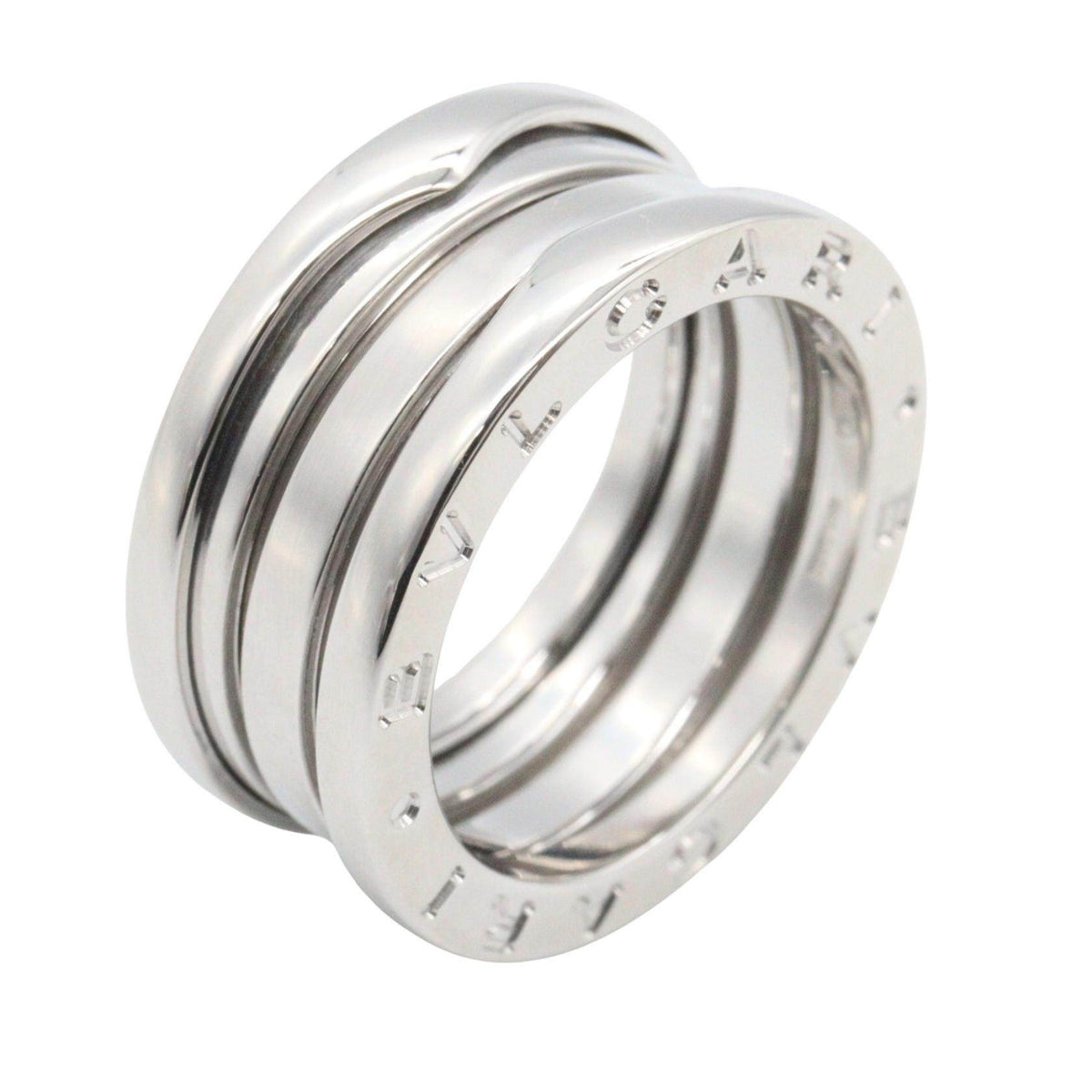 Bulgari B-zero1 18K White Gold Ring – top view