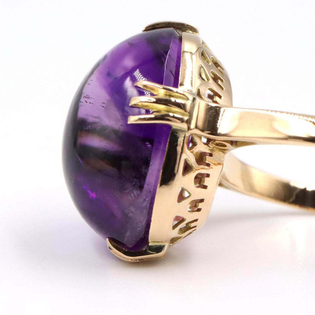 18K Yellow Gold Gemstone Amethyst Ring – packaging