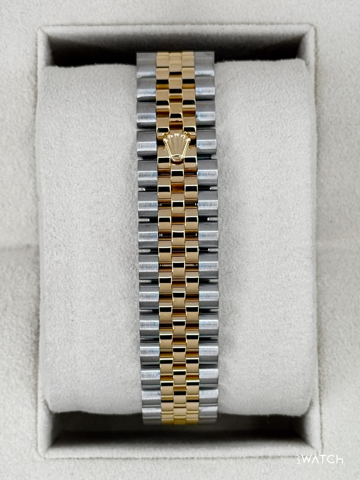 Rolex Datejust 31mm 278273 Two-Tone Jubilee Dark Grey Diamond Dial – dial close-up
