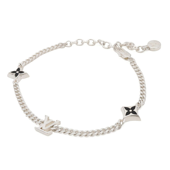 Louis Vuitton LV Spike Sterling Silver Bracelet – front view