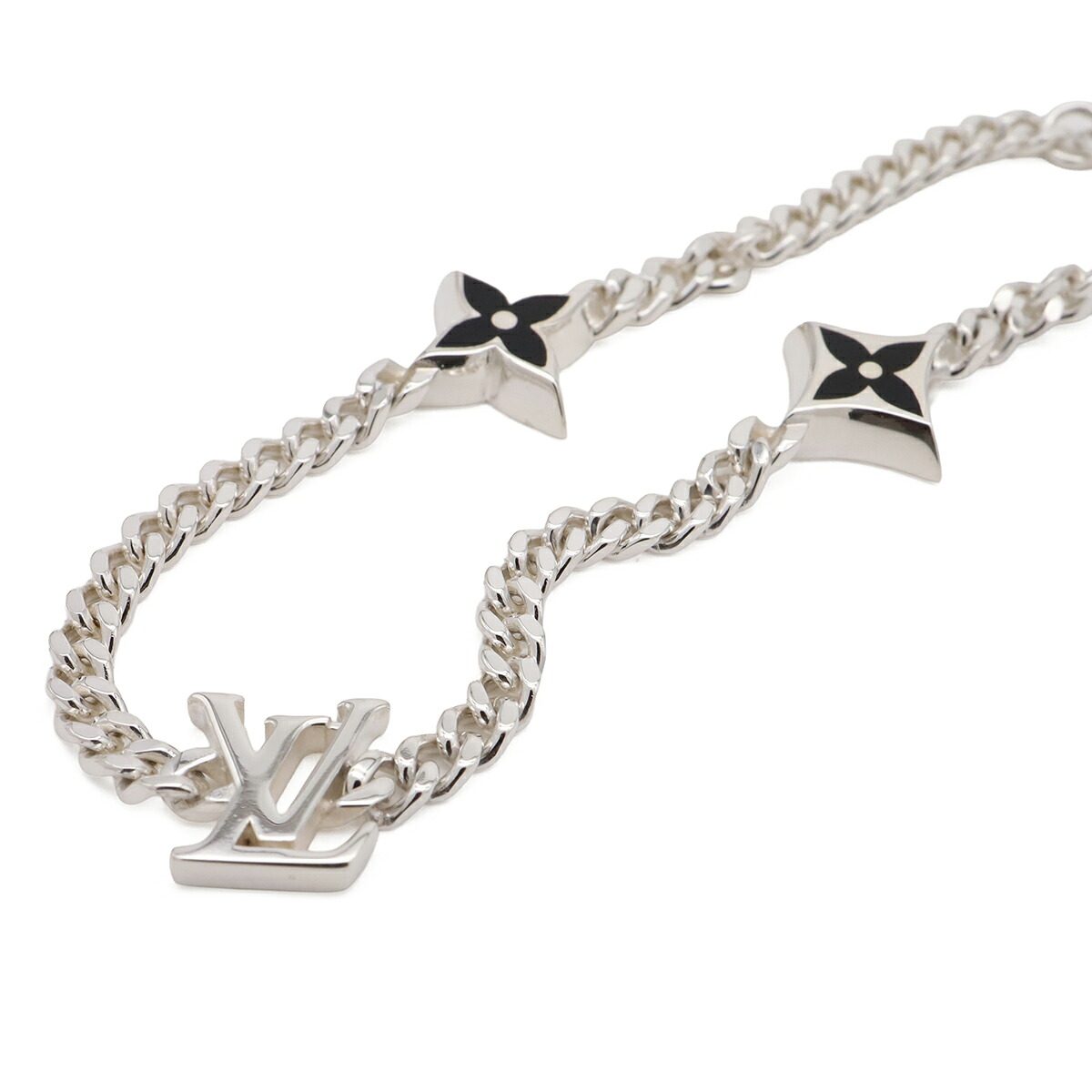 Louis Vuitton LV Spike Sterling Silver Bracelet – clasp detail