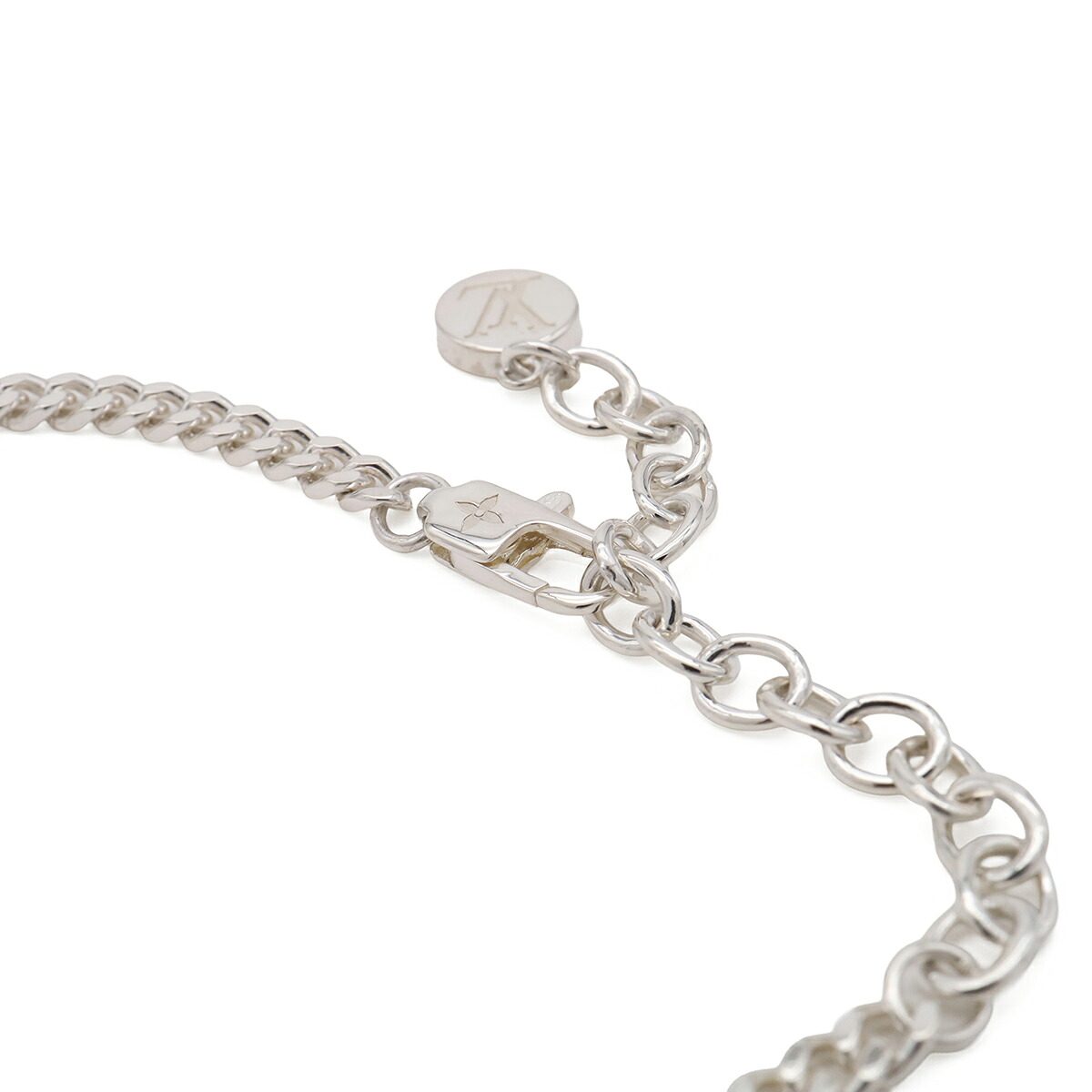 Louis Vuitton LV Spike Sterling Silver Bracelet – side view