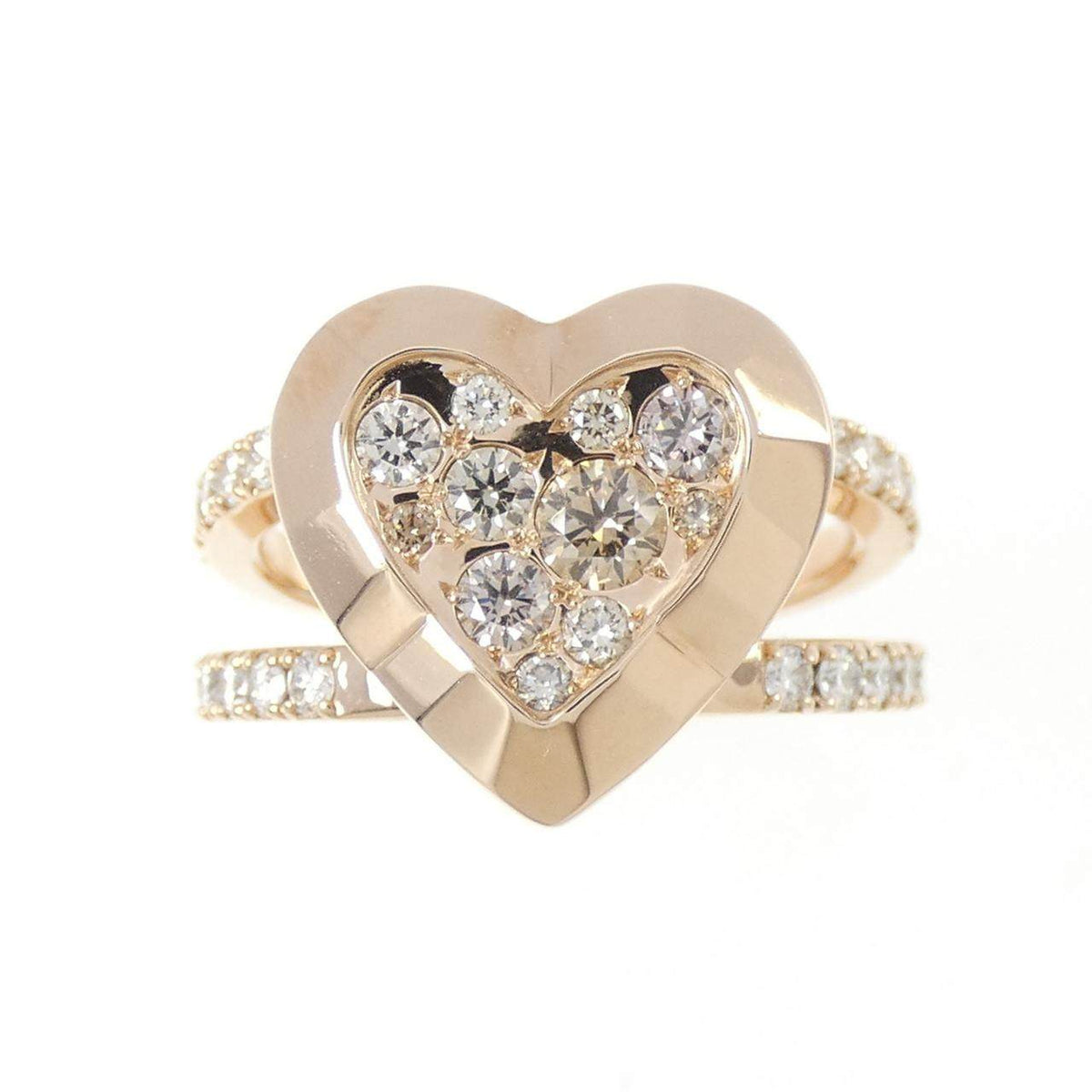 Kashikey 18K Rose Gold Diamond Ring – side view