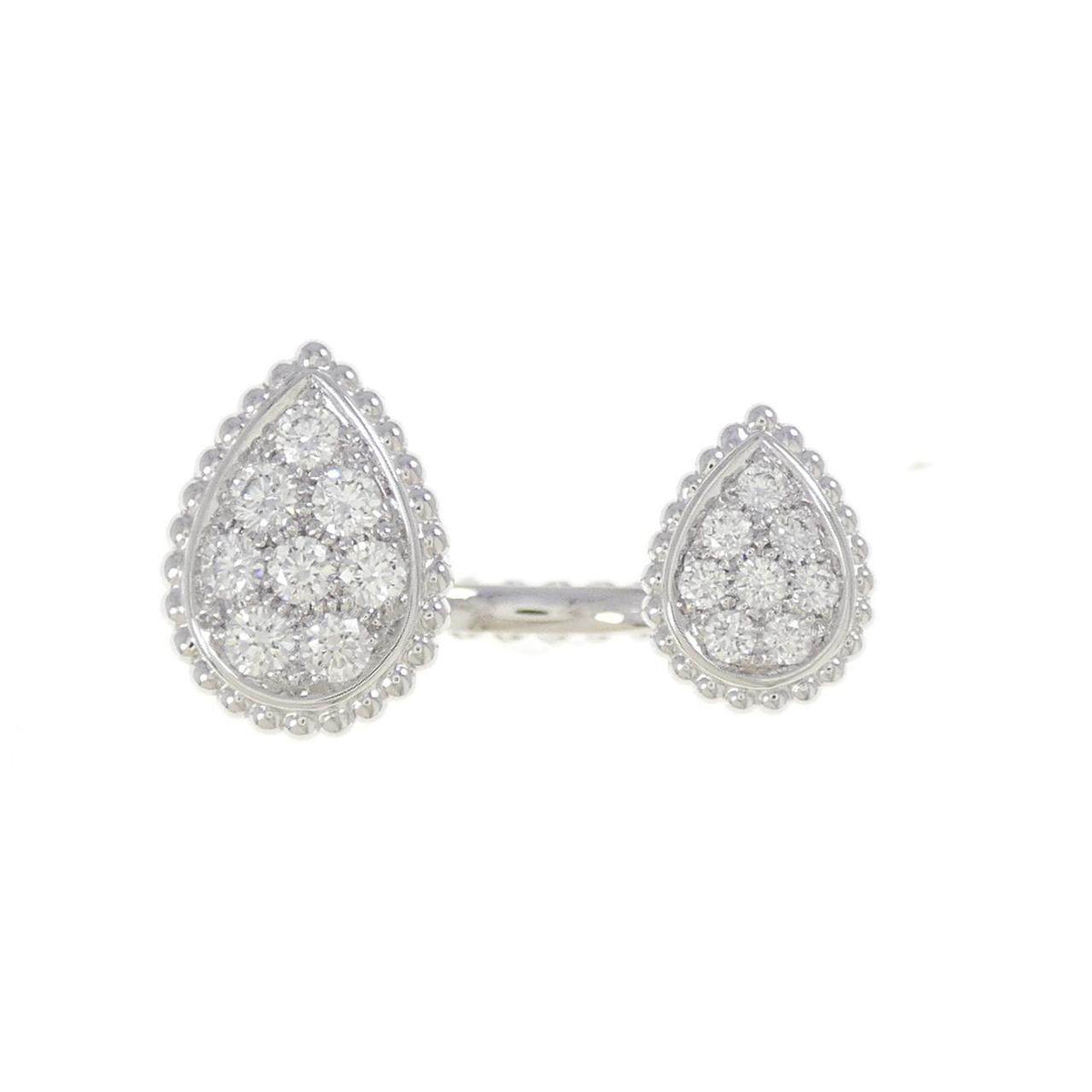 Boucheron Serpent Boheme 18K White Gold Diamond Ring – side view