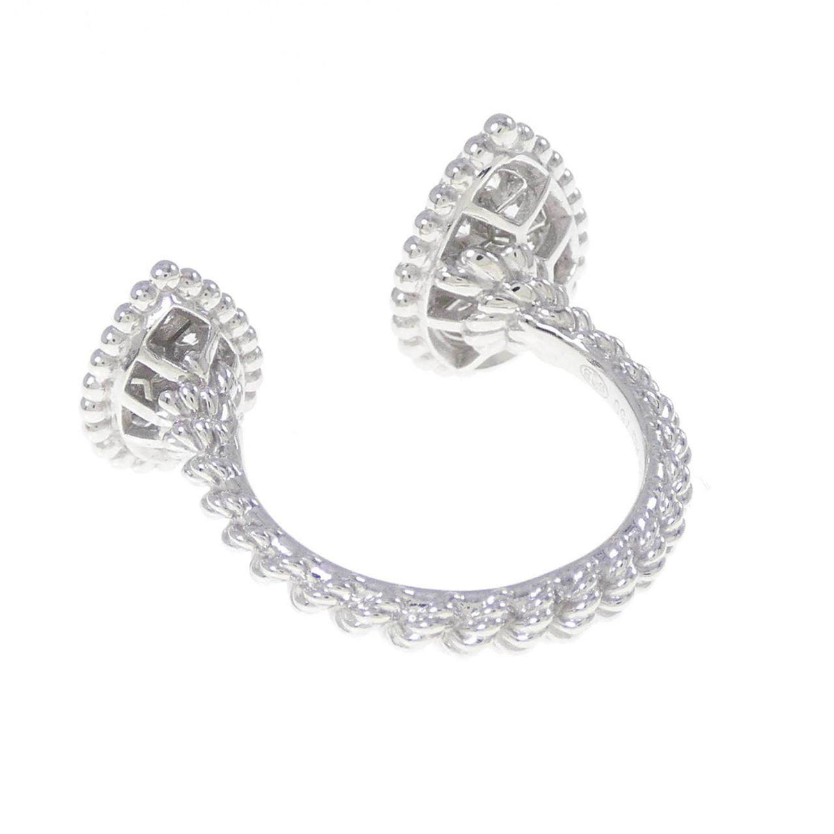 Boucheron Serpent Boheme 18K White Gold Diamond Ring – top view